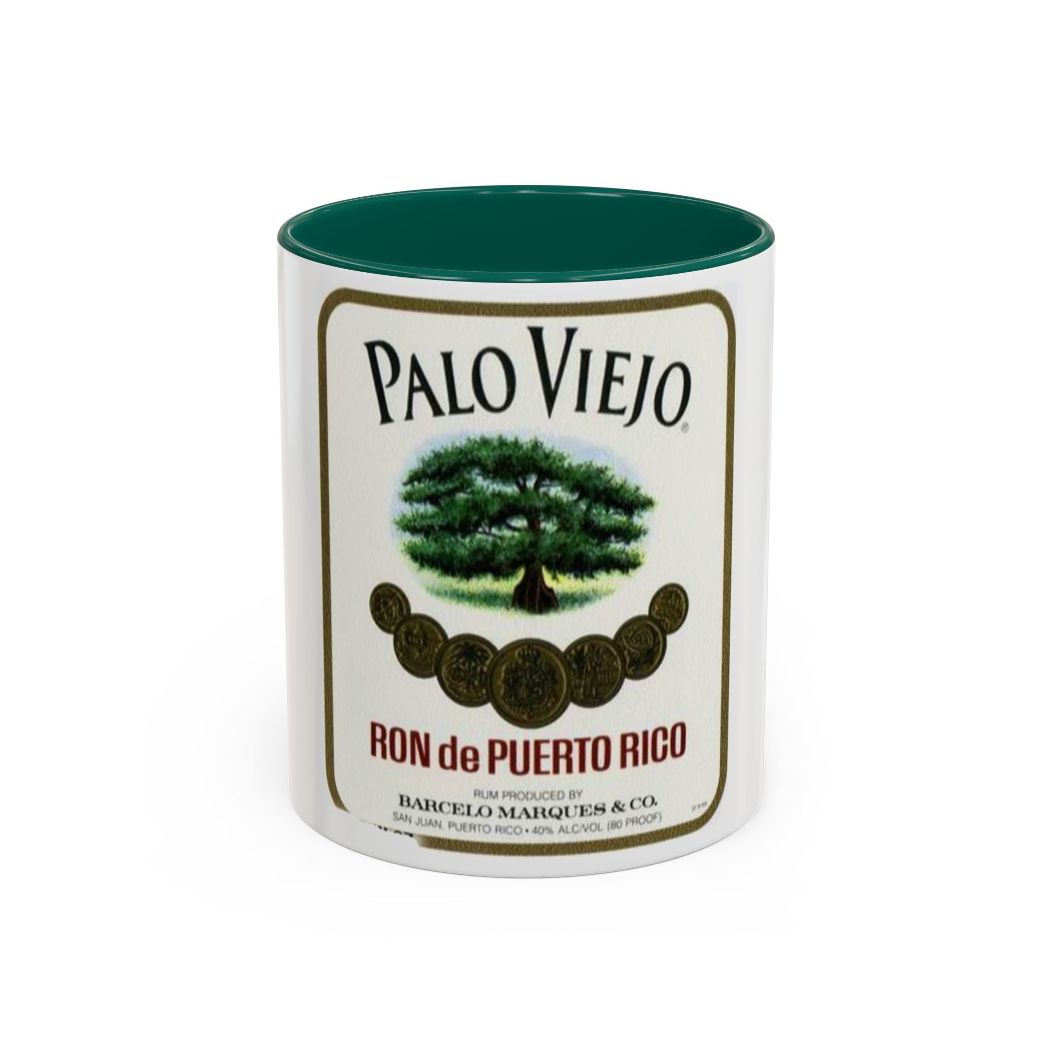 Palo Viejo Ron D e Puerto Rico Colorful Coffee Mugs for Celebration – Perfect for Gift - Giving, Personalized Drinks, Home Decor, Holiday Cheers, and Unique Gift Ideas - Metamorphosis Creations