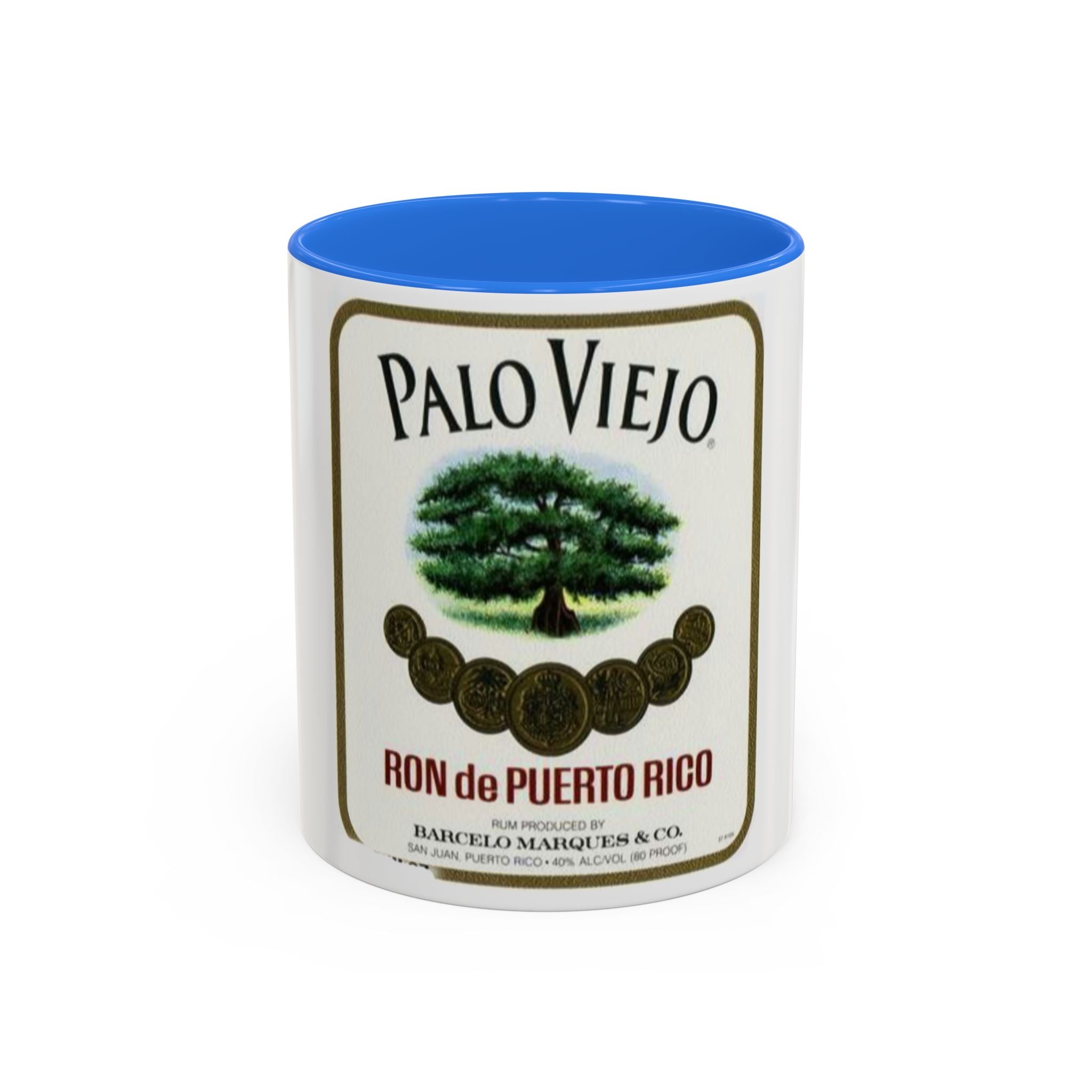 Palo Viejo Ron D e Puerto Rico Colorful Coffee Mugs for Celebration – Perfect for Gift - Giving, Personalized Drinks, Home Decor, Holiday Cheers, and Unique Gift Ideas - Metamorphosis Creations