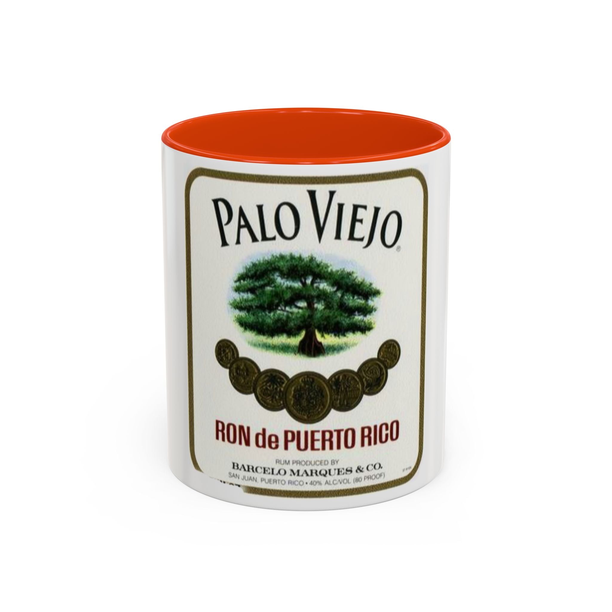 Palo Viejo Ron D e Puerto Rico Colorful Coffee Mugs for Celebration – Perfect for Gift - Giving, Personalized Drinks, Home Decor, Holiday Cheers, and Unique Gift Ideas - Metamorphosis Creations