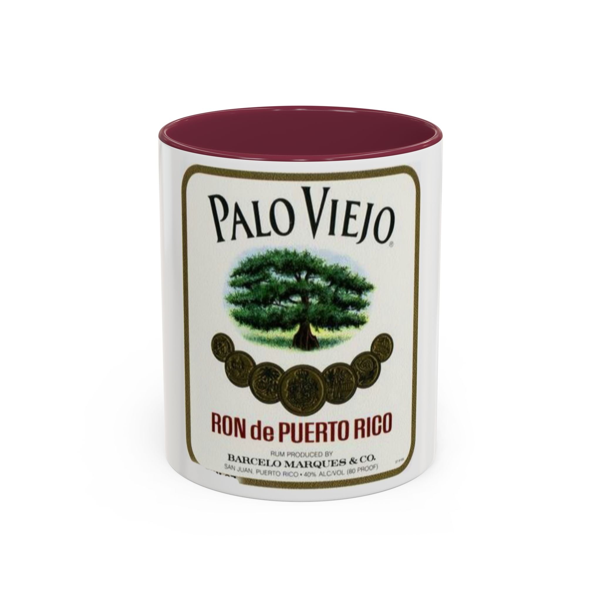 Palo Viejo Ron D e Puerto Rico Colorful Coffee Mugs for Celebration – Perfect for Gift - Giving, Personalized Drinks, Home Decor, Holiday Cheers, and Unique Gift Ideas - Metamorphosis Creations