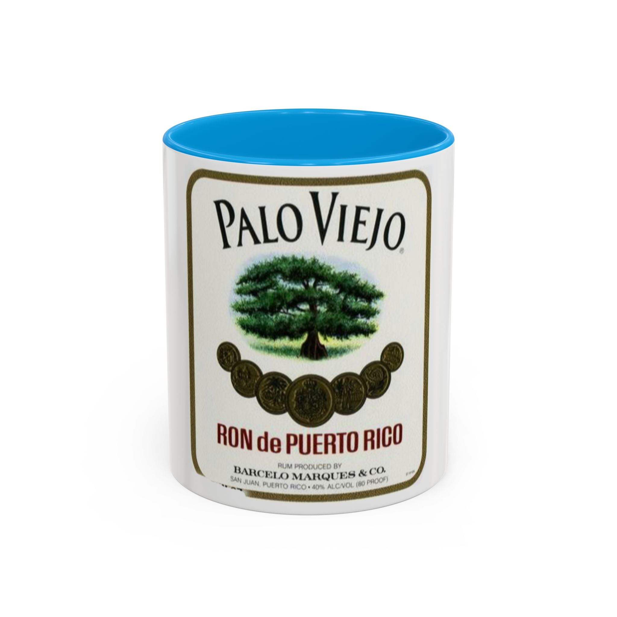 Palo Viejo Ron D e Puerto Rico Colorful Coffee Mugs for Celebration – Perfect for Gift - Giving, Personalized Drinks, Home Decor, Holiday Cheers, and Unique Gift Ideas - Metamorphosis Creations