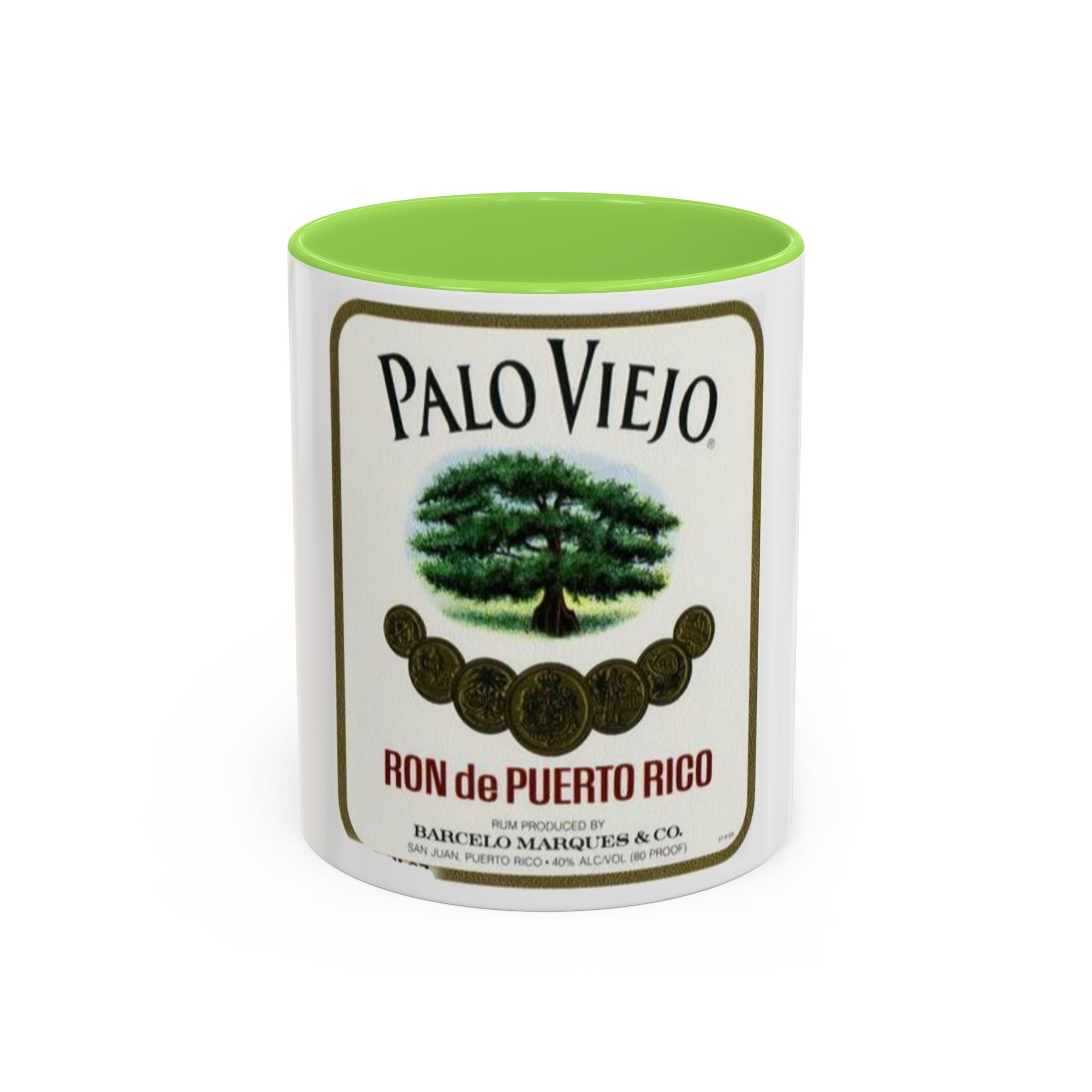 Palo Viejo Ron D e Puerto Rico Colorful Coffee Mugs for Celebration – Perfect for Gift - Giving, Personalized Drinks, Home Decor, Holiday Cheers, and Unique Gift Ideas - Metamorphosis Creations