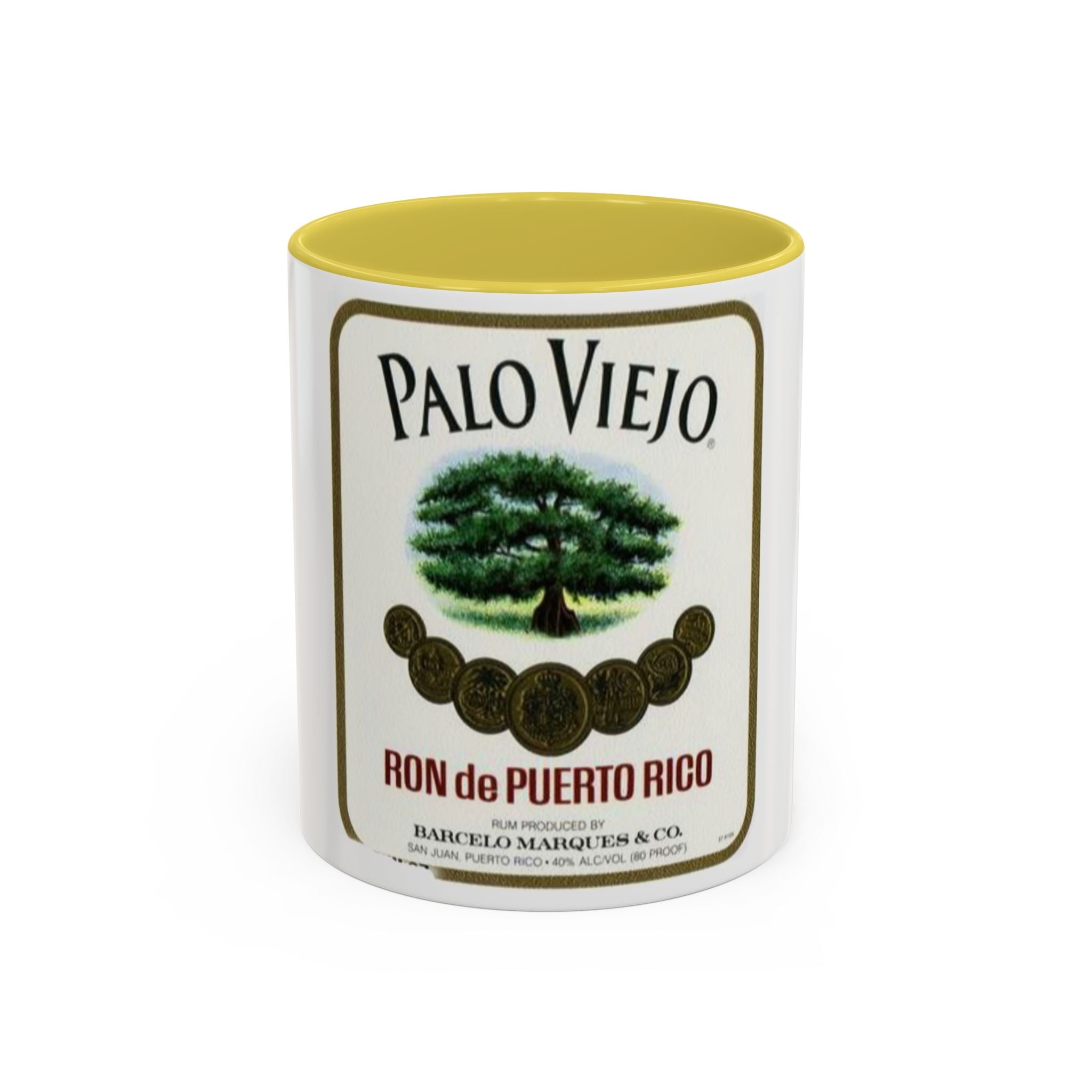 Palo Viejo Ron D e Puerto Rico Colorful Coffee Mugs for Celebration – Perfect for Gift - Giving, Personalized Drinks, Home Decor, Holiday Cheers, and Unique Gift Ideas - Metamorphosis Creations