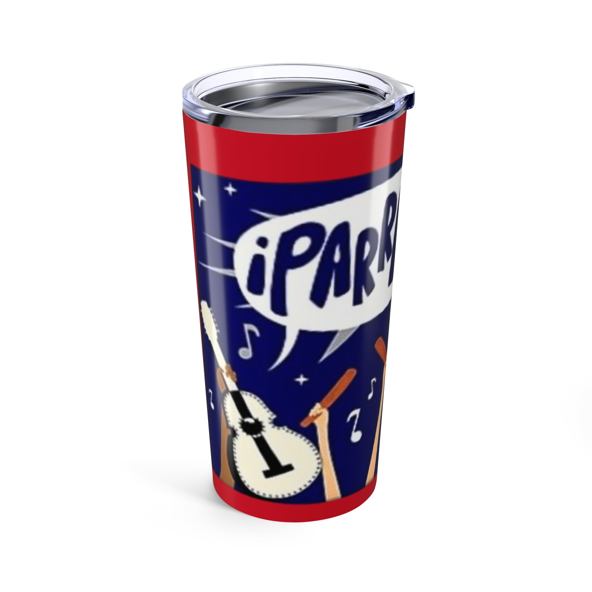 Parranda Puerto Riquena Musical Tumbler, Fun Travel Drinkware, Party Vibe, Gift for Music Lovers, Concert Accessory, Portable Beverage Cup - Metamorphosis Creations