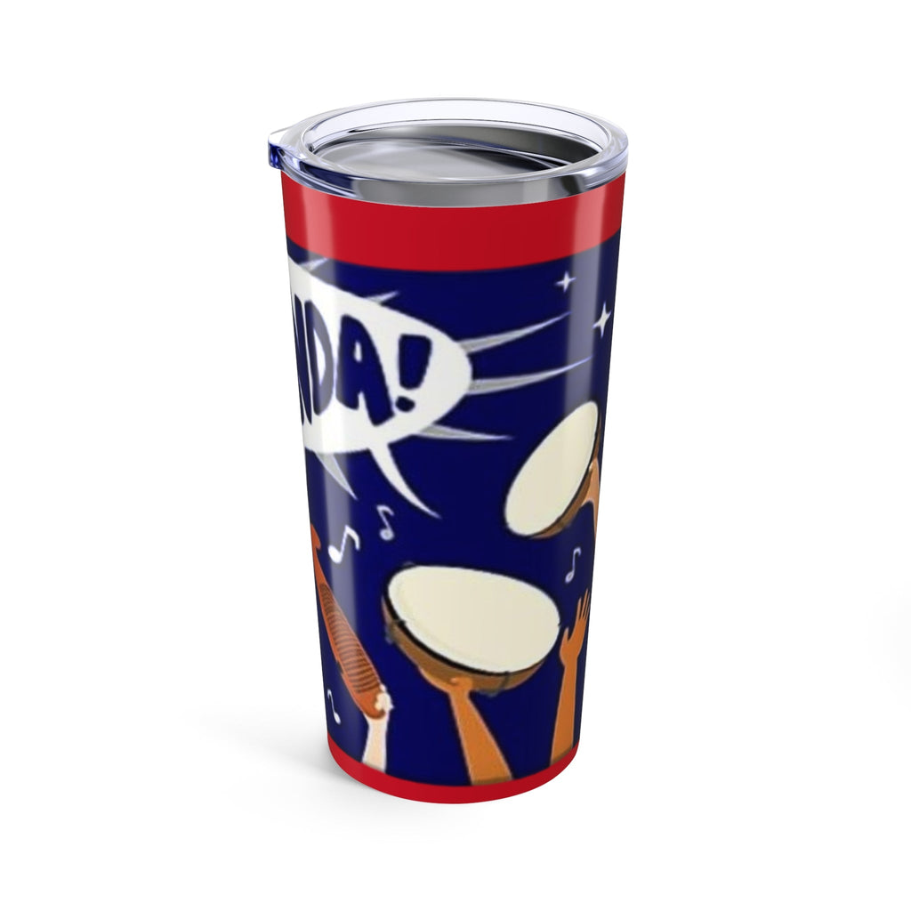 Parranda Puerto Riquena Musical Tumbler, Fun Travel Drinkware, Party Vibe, Gift for Music Lovers, Concert Accessory, Portable Beverage Cup - Metamorphosis Creations