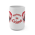 Partners in Crime Mug - 15oz, Funny Gift for Best Friends, Couples, Halloween Decoration, Cute Coffee Cup, Unique Collectible - Metamorphosis Creations