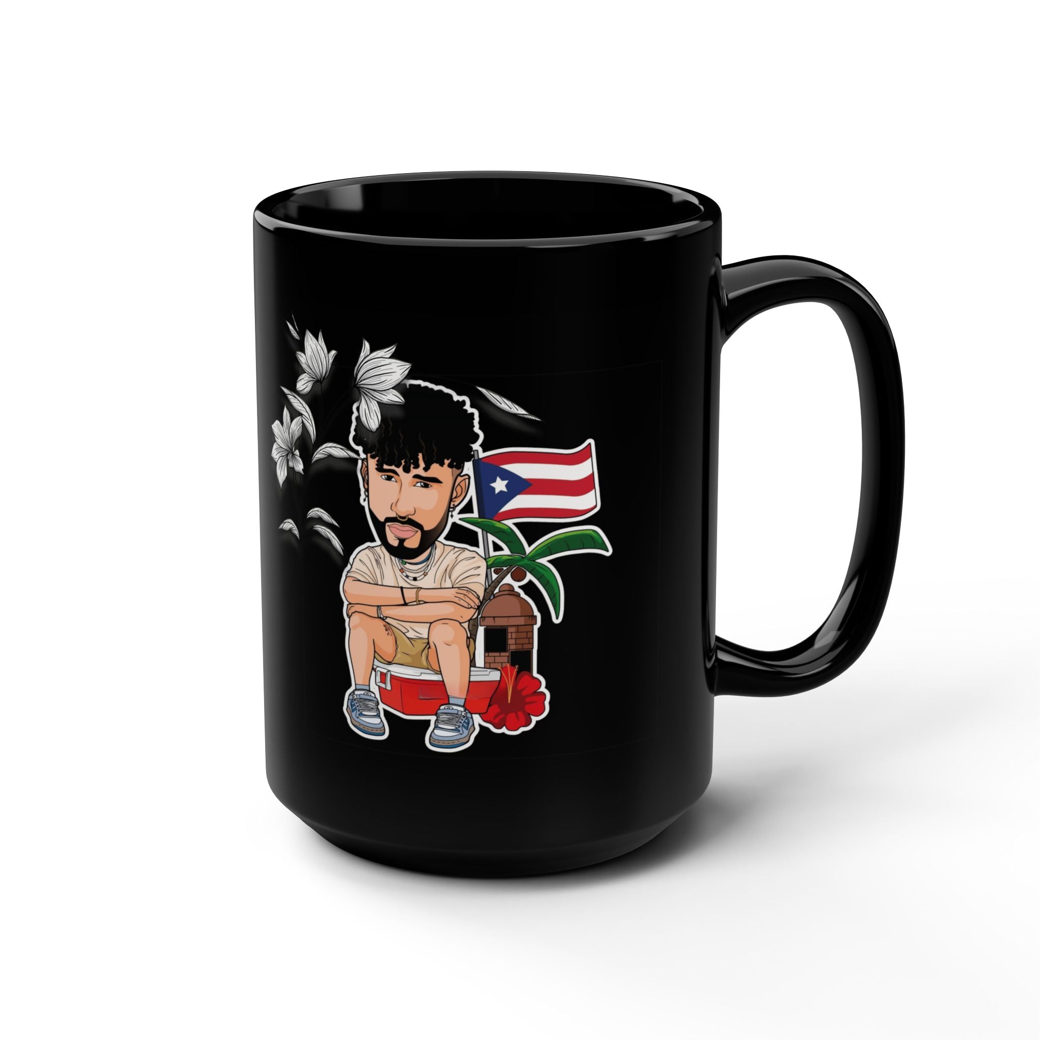 Patriotic Puerto Rican Mug,Gift for Dad, Unique Father's Day Present, Tea Lover's Drinkware - Metamorphosis Creations