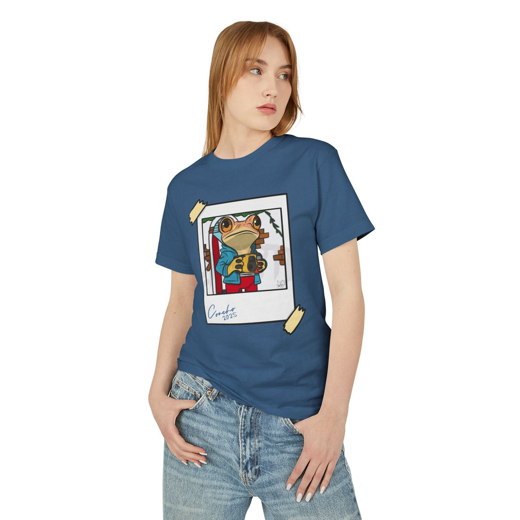 Patriotic Puerto Rican Shirt Playful Frog Graphic Tee, Fun Casual Wear, Gift for Animal Lovers, - Metamorphosis Creations
