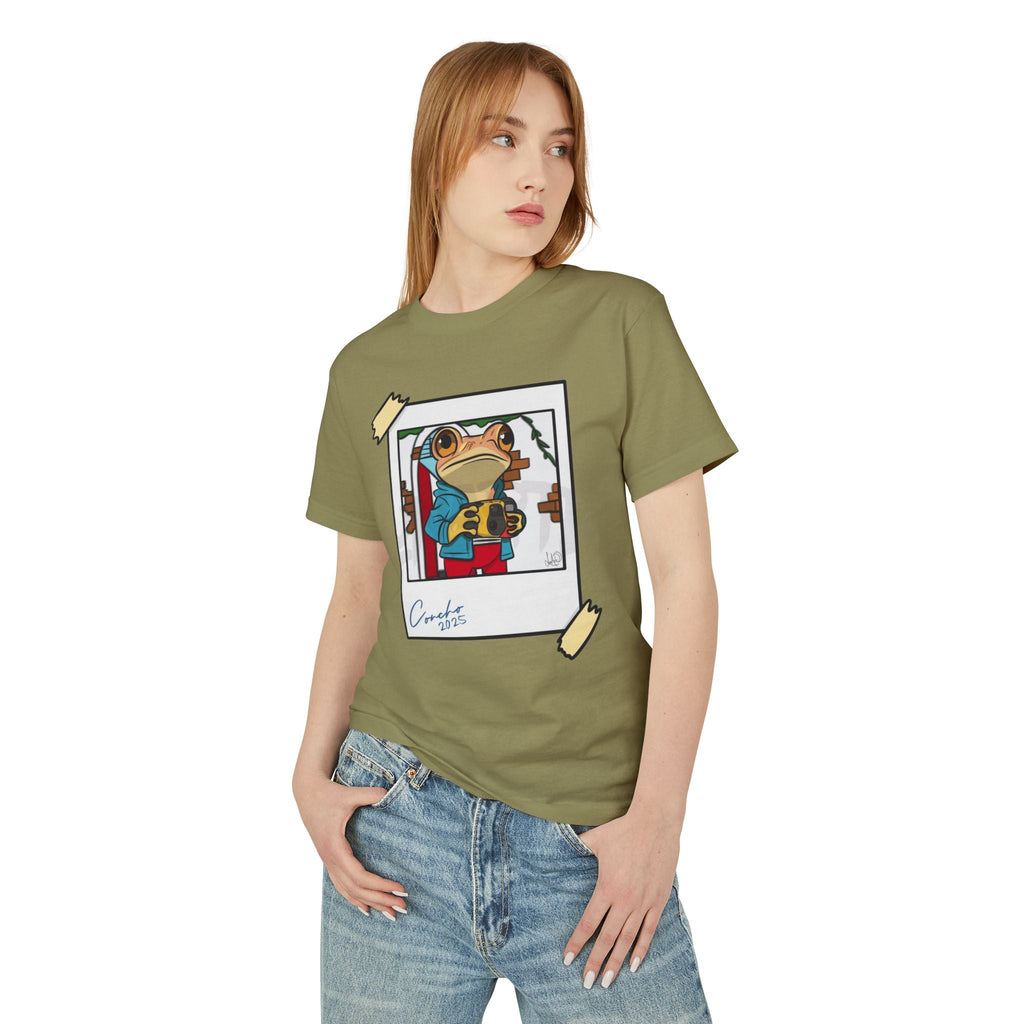 Patriotic Puerto Rican Shirt Playful Frog Graphic Tee, Fun Casual Wear, Gift for Animal Lovers, - Metamorphosis Creations