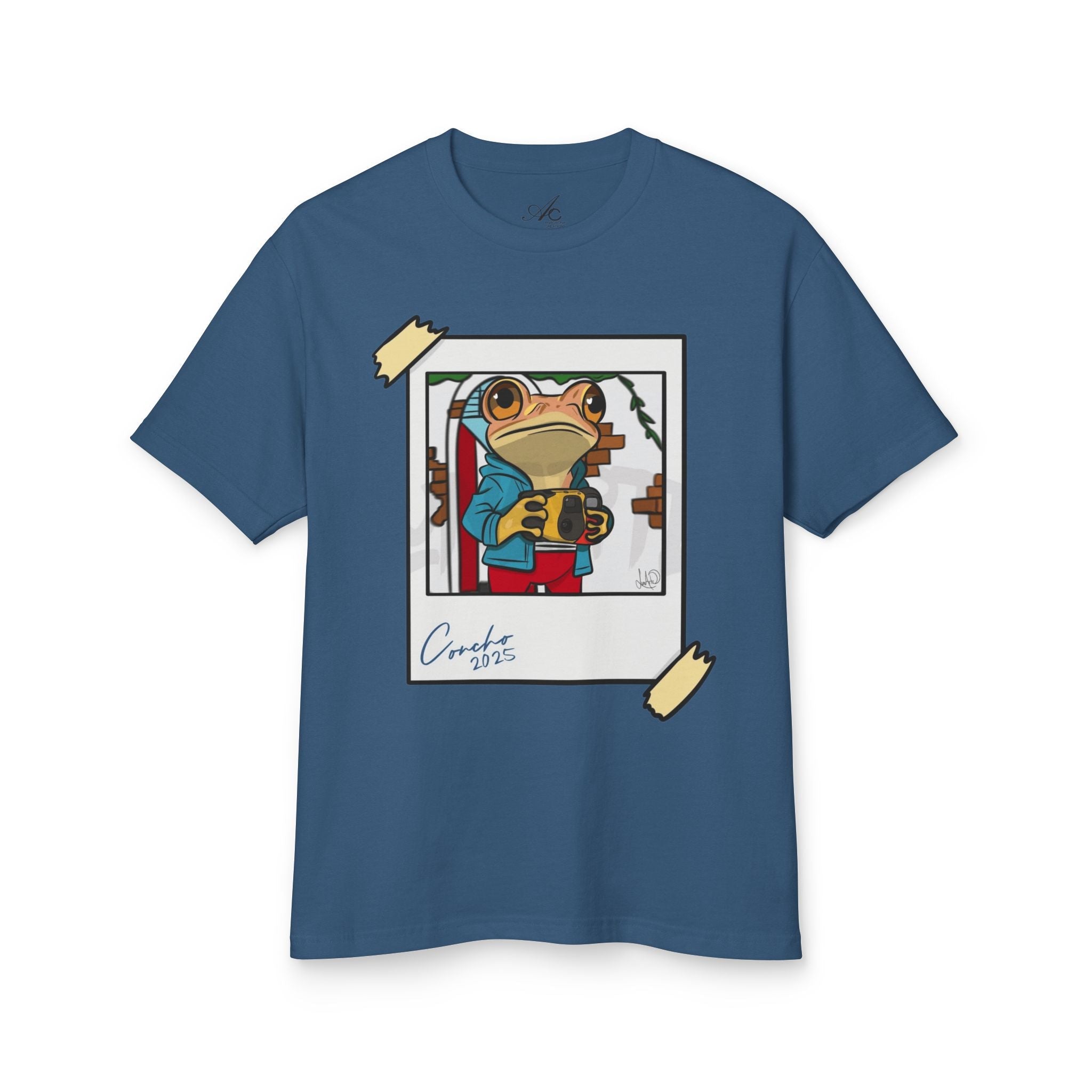 Patriotic Puerto Rican Shirt Playful Frog Graphic Tee, Fun Casual Wear, Gift for Animal Lovers, - Metamorphosis Creations