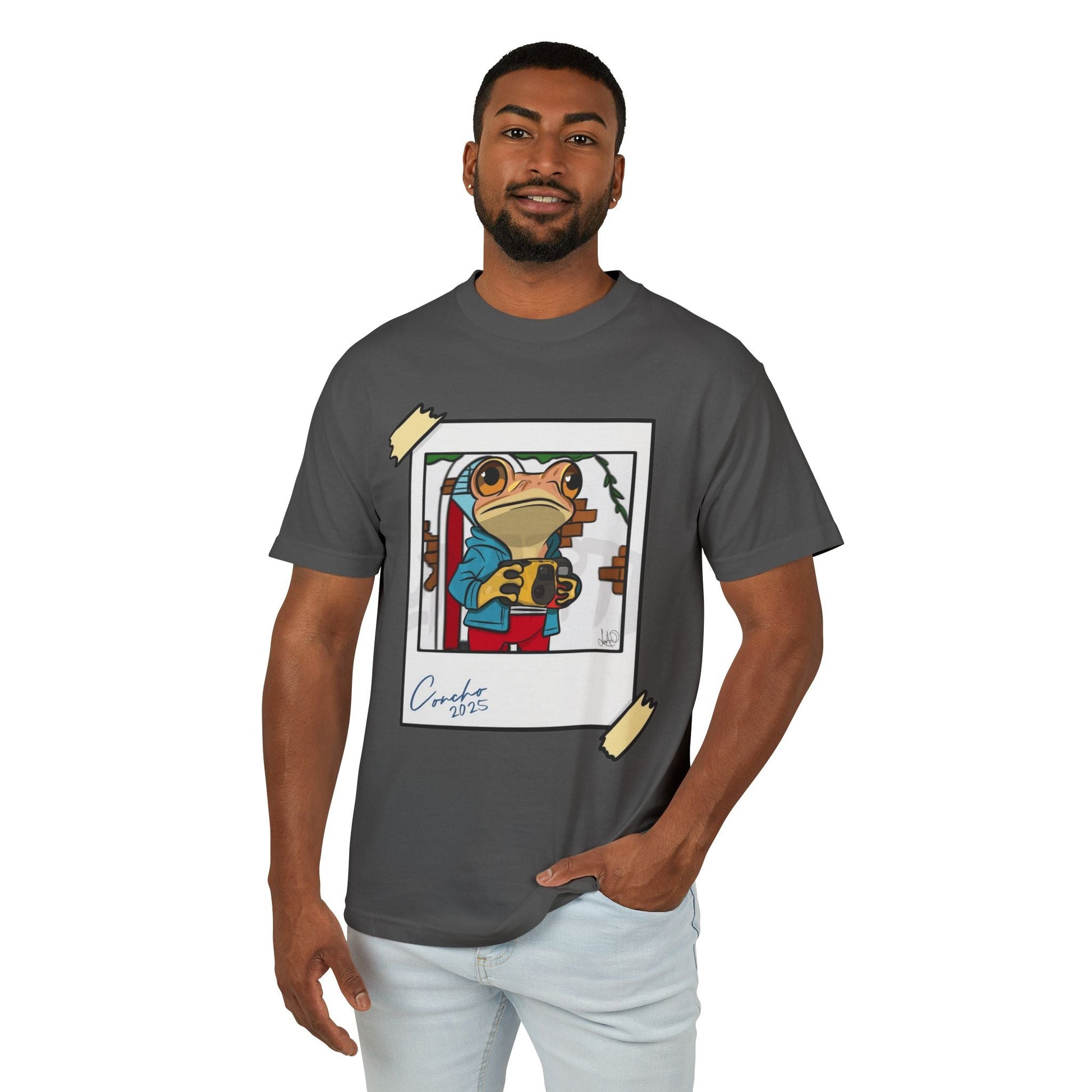 Patriotic Puerto Rican Shirt Playful Frog Graphic Tee, Fun Casual Wear, Gift for Animal Lovers, - Metamorphosis Creations