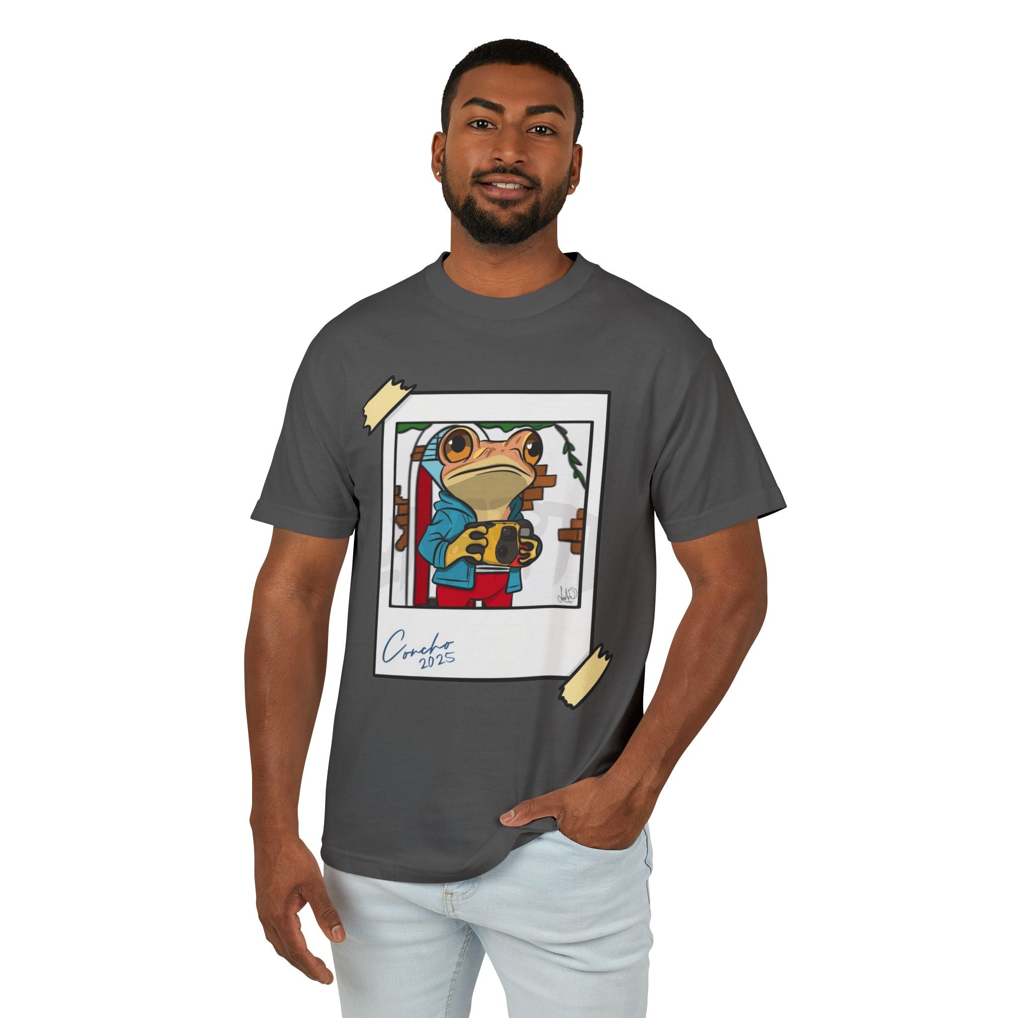Patriotic Puerto Rican Shirt Playful Frog Graphic Tee, Fun Casual Wear, Gift for Animal Lovers, - Metamorphosis Creations