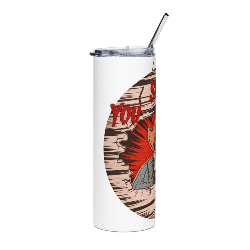 Pennywise Stainless Steel Tumbler, 20oz - Scary Movie Gift, Horror Themed Travel Mug, Halloween Party Drinkware, Unique Collector's [...] - Metamorphosis Creations
