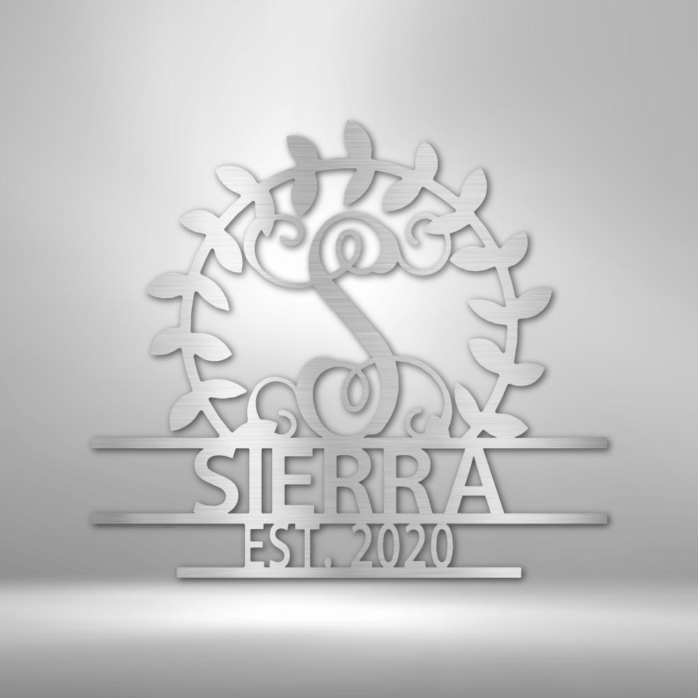 Personalized Crest - Steel Sign - Metamorphosis Creations