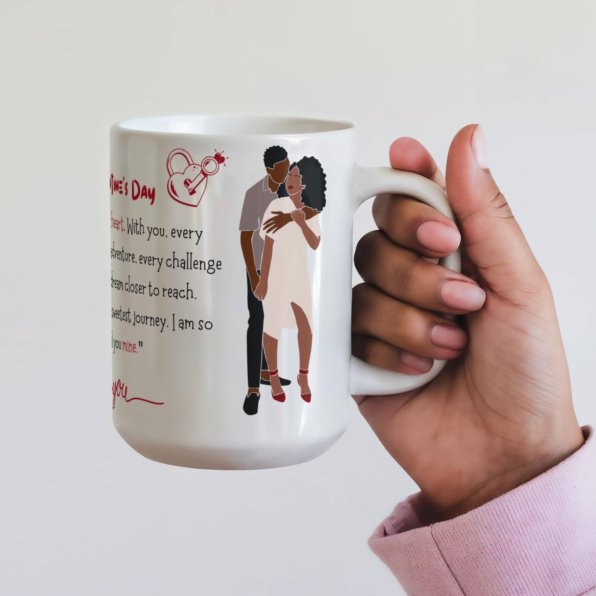 Personalized Mug – “You're My Favorite Human” or “Love in Every Sip.” - Metamorphosis Creations