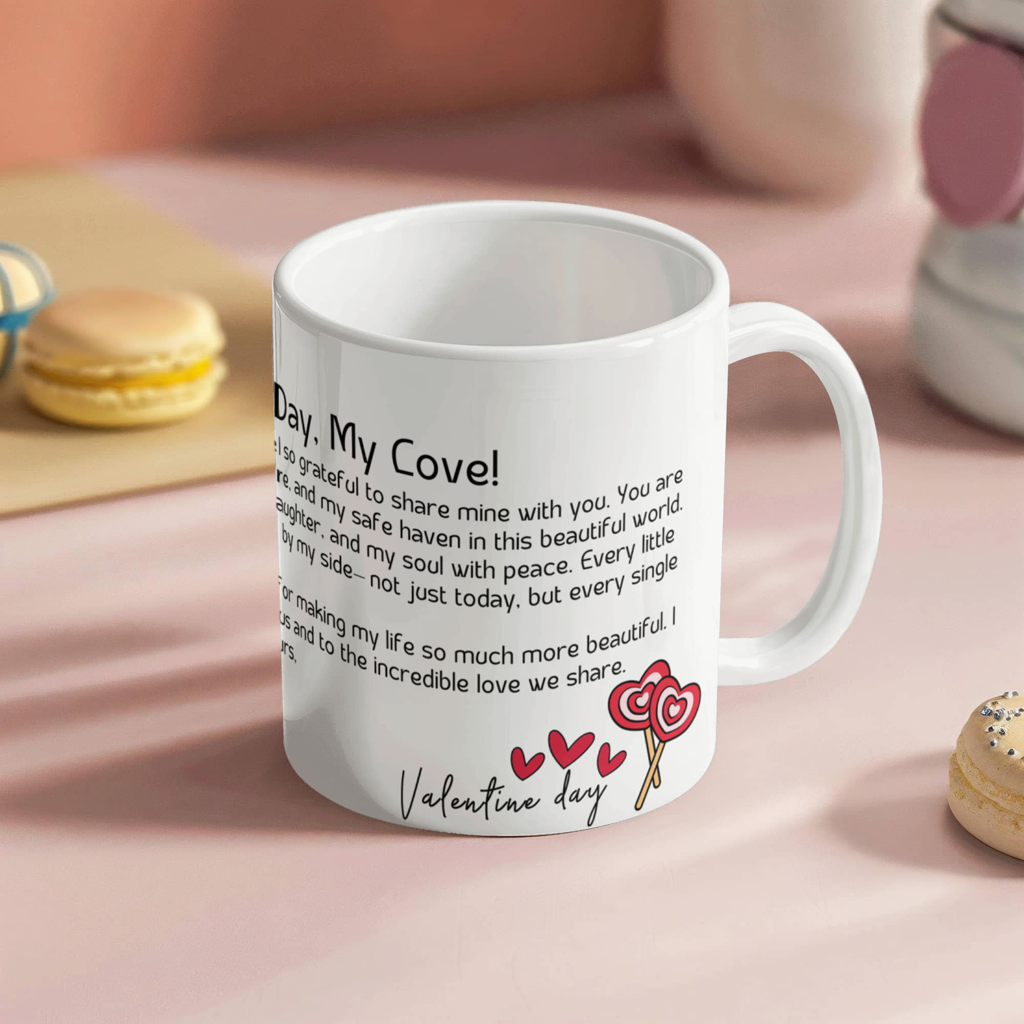 Personalized Mug – “You're My Favorite Human” or “Love in Every Sip. - Metamorphosis Creations