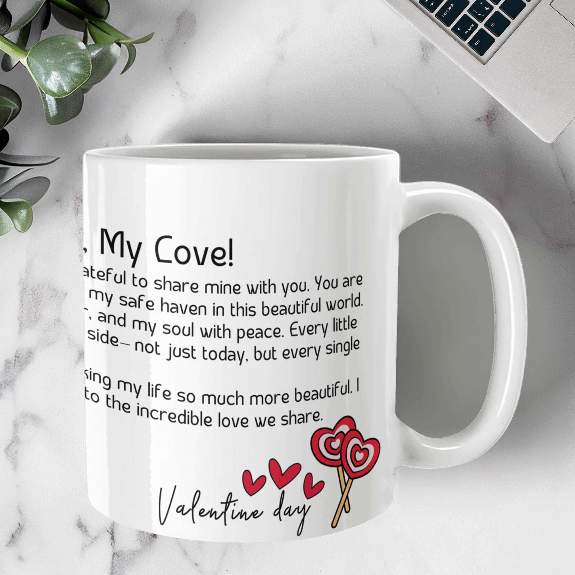 Personalized Mug – “You're My Favorite Human” or “Love in Every Sip. - Metamorphosis Creations