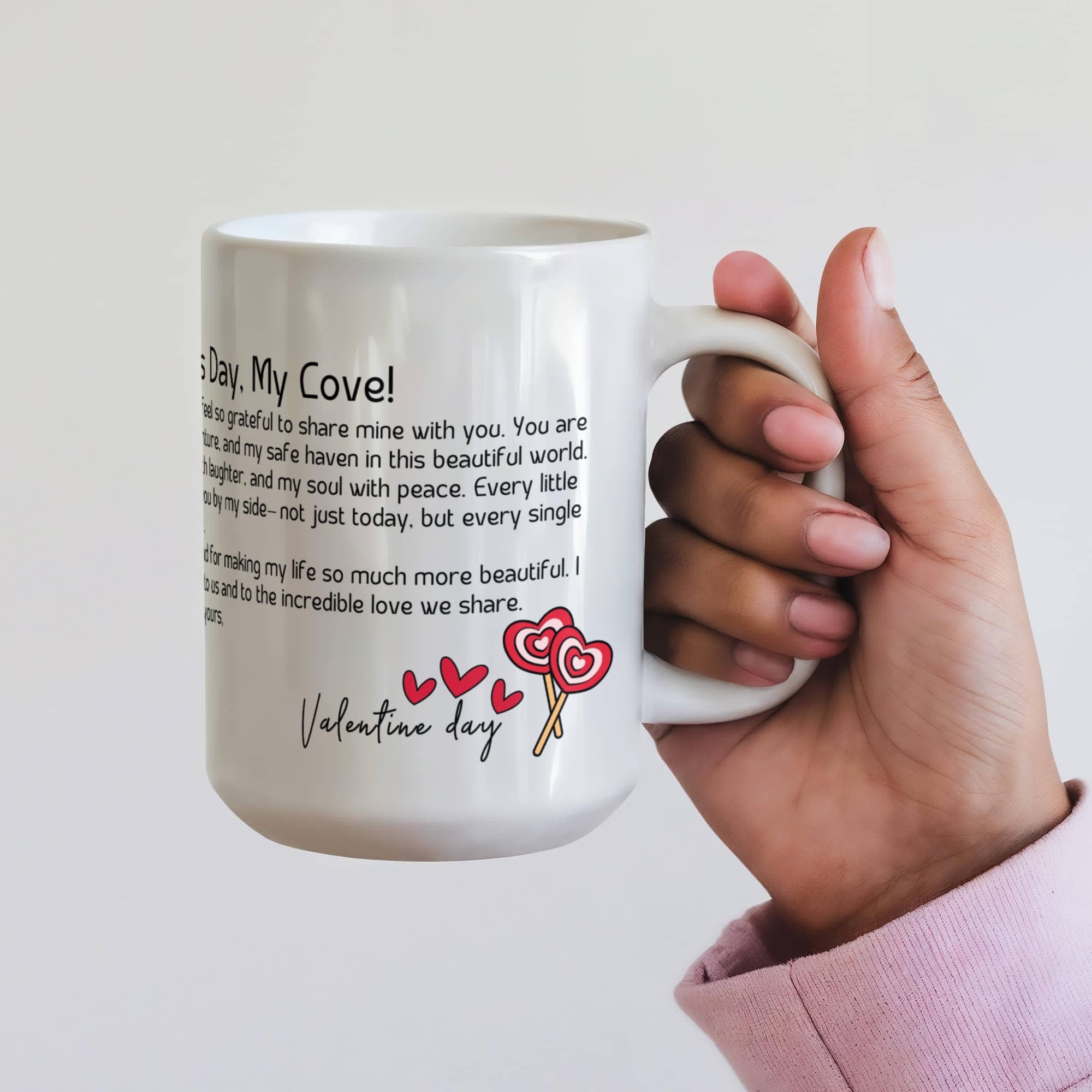 Personalized Mug – “You're My Favorite Human” or “Love in Every Sip. - Metamorphosis Creations