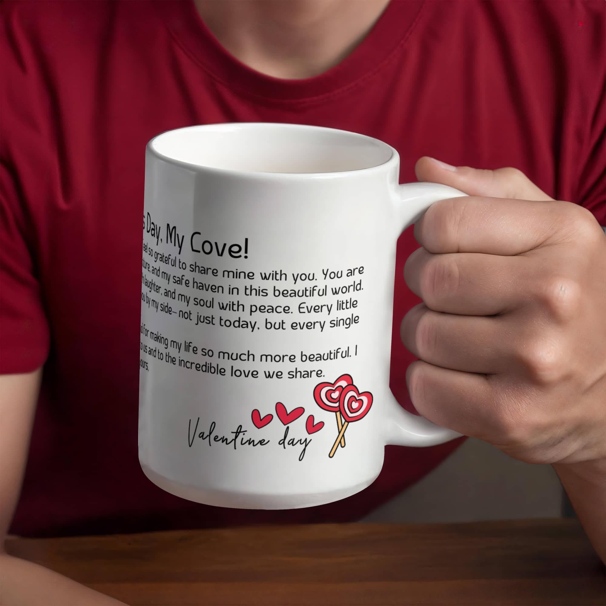 Personalized Mug – “You're My Favorite Human” or “Love in Every Sip. - Metamorphosis Creations