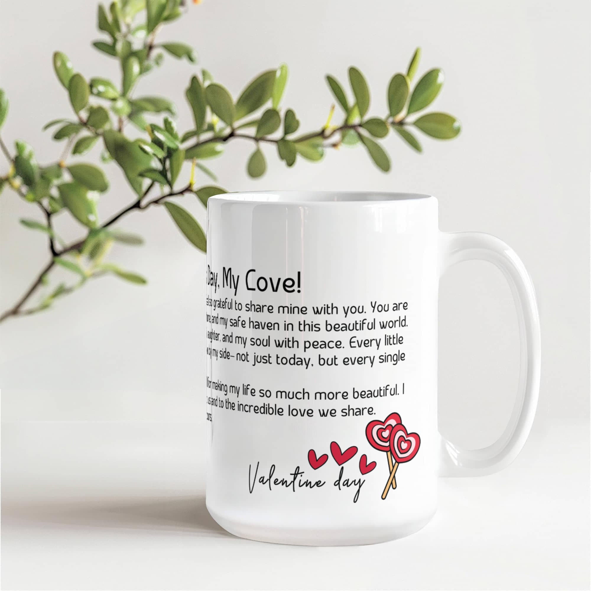 Personalized Mug – “You're My Favorite Human” or “Love in Every Sip. - Metamorphosis Creations