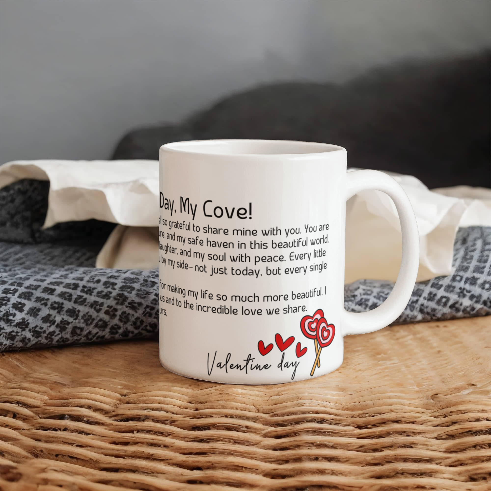 Personalized Mug – “You're My Favorite Human” or “Love in Every Sip. - Metamorphosis Creations