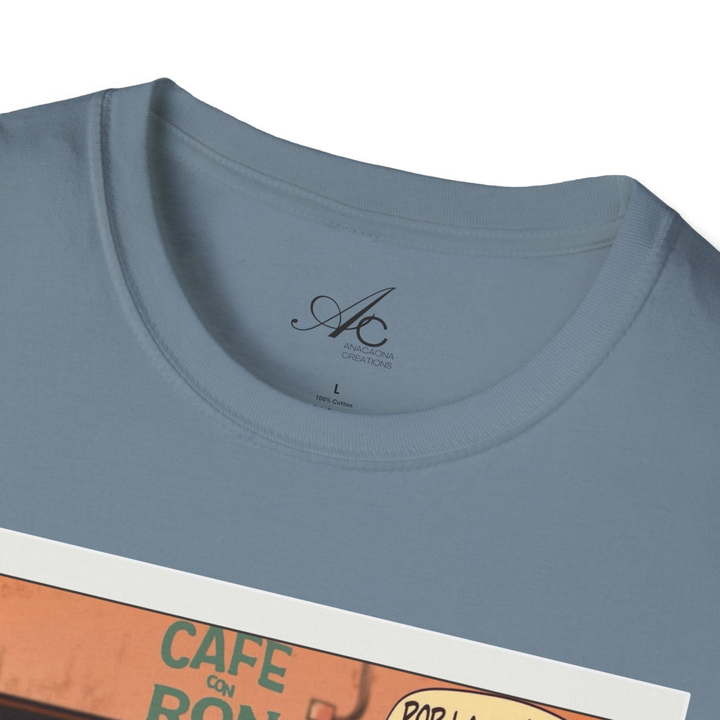 POR LA MANANA CAFE Coffee Lovers, Casual Wear, Unisex Fashion Proud Puerto Rican Tee Puerto Rican Heritage Shirt - Metamorphosis Creations