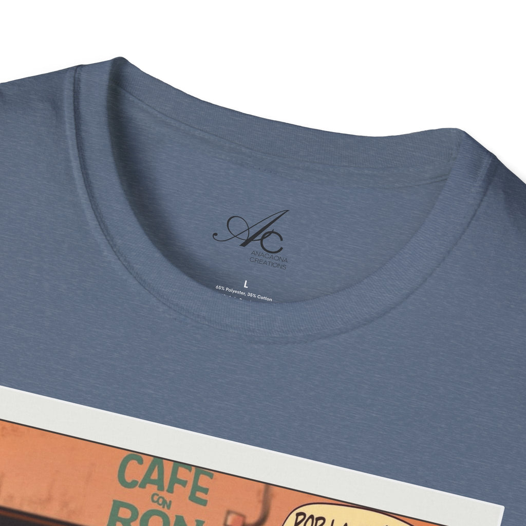 POR LA MANANA CAFE Coffee Lovers, Casual Wear, Unisex Fashion Proud Puerto Rican Tee Puerto Rican Heritage Shirt - Metamorphosis Creations