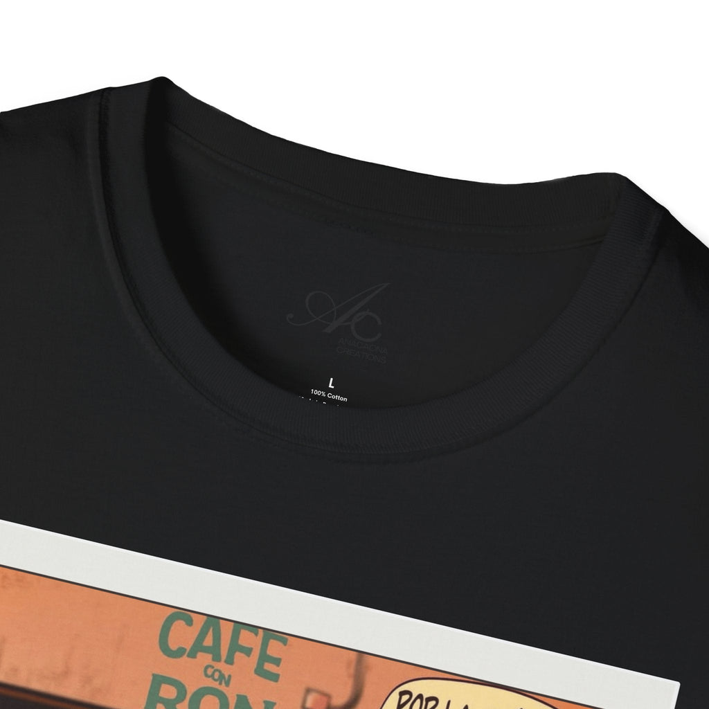 POR LA MANANA CAFE Coffee Lovers, Casual Wear, Unisex Fashion Proud Puerto Rican Tee Puerto Rican Heritage Shirt - Metamorphosis Creations
