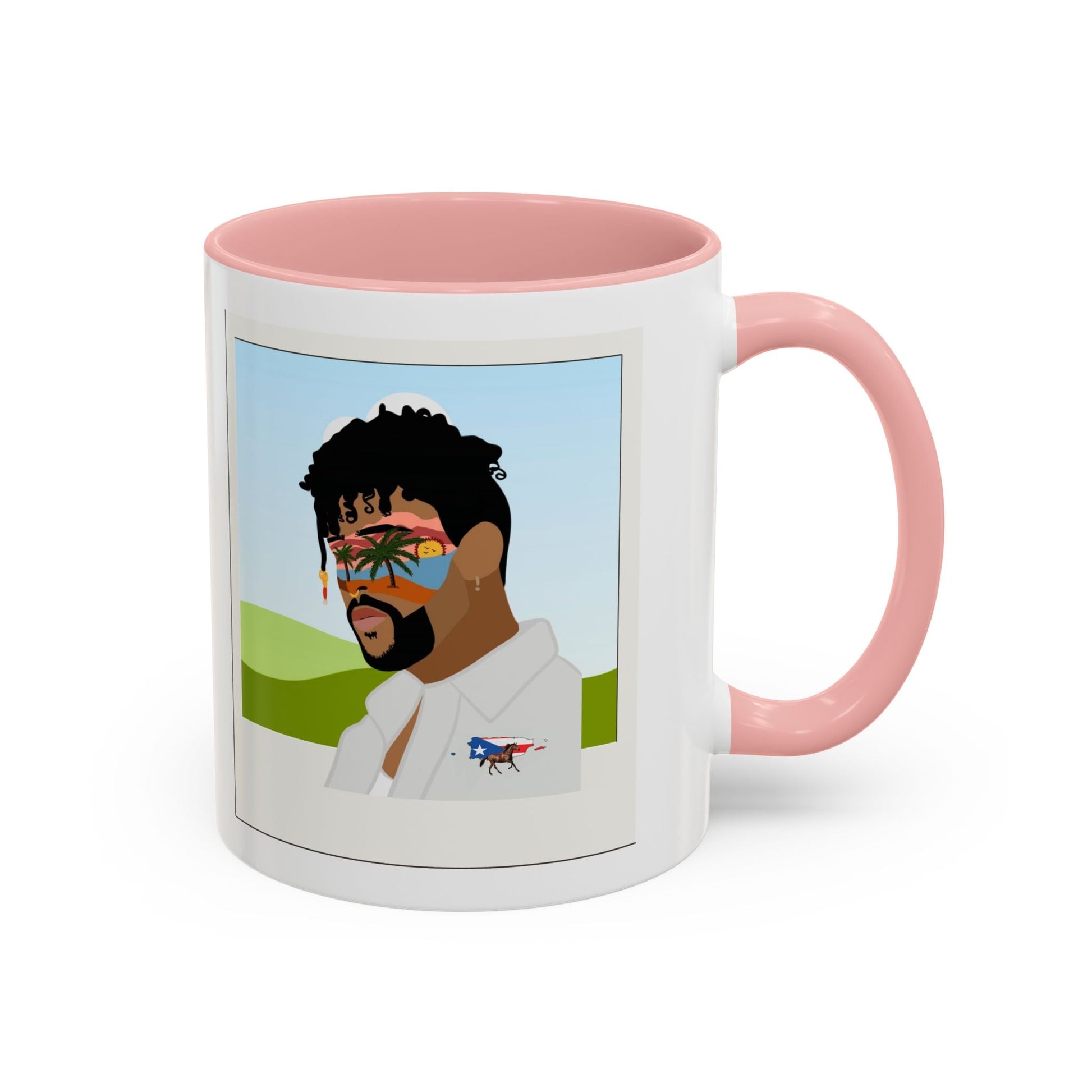 Por la manana Cafe Puerto Rican Mug Boricua Pride Mug Coffee Lover’s Essential, Stylish Mug with Portrait Design - Metamorphosis Creations