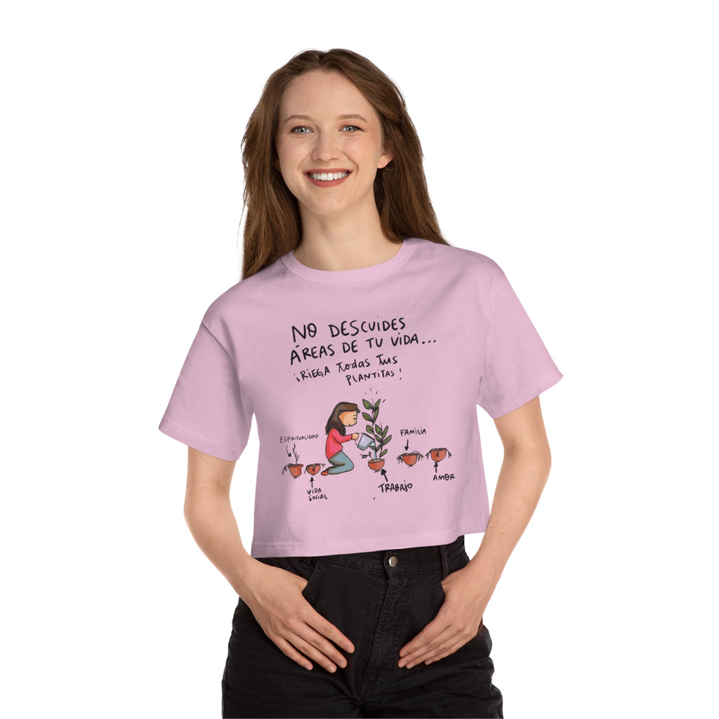 Porque cada día es una nueva oportunidad para brillar. Cropped T-Shirt with Inspirational Design for Women, Casual Wear, Gift for Her, Motivational Tee, Everyday Style - Metamorphosis Creations