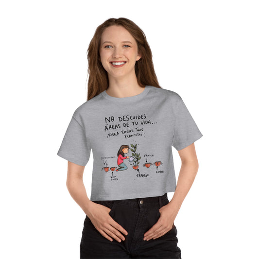 Porque cada día es una nueva oportunidad para brillar. Cropped T-Shirt with Inspirational Design for Women, Casual Wear, Gift for Her, Motivational Tee, Everyday Style - Metamorphosis Creations