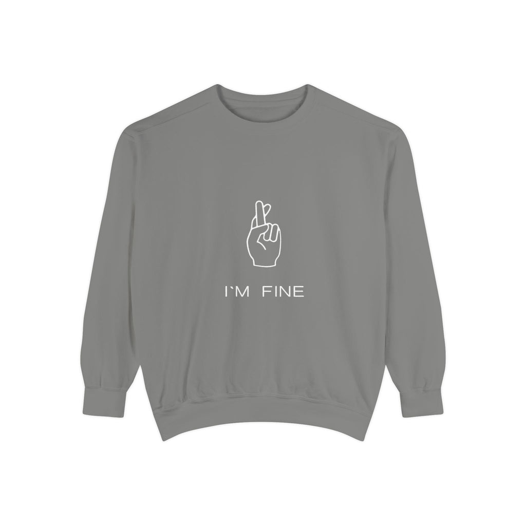 Progress, Not Perfection Unisex Garment - Dyed Sweatshirt - Metamorphosis Creations