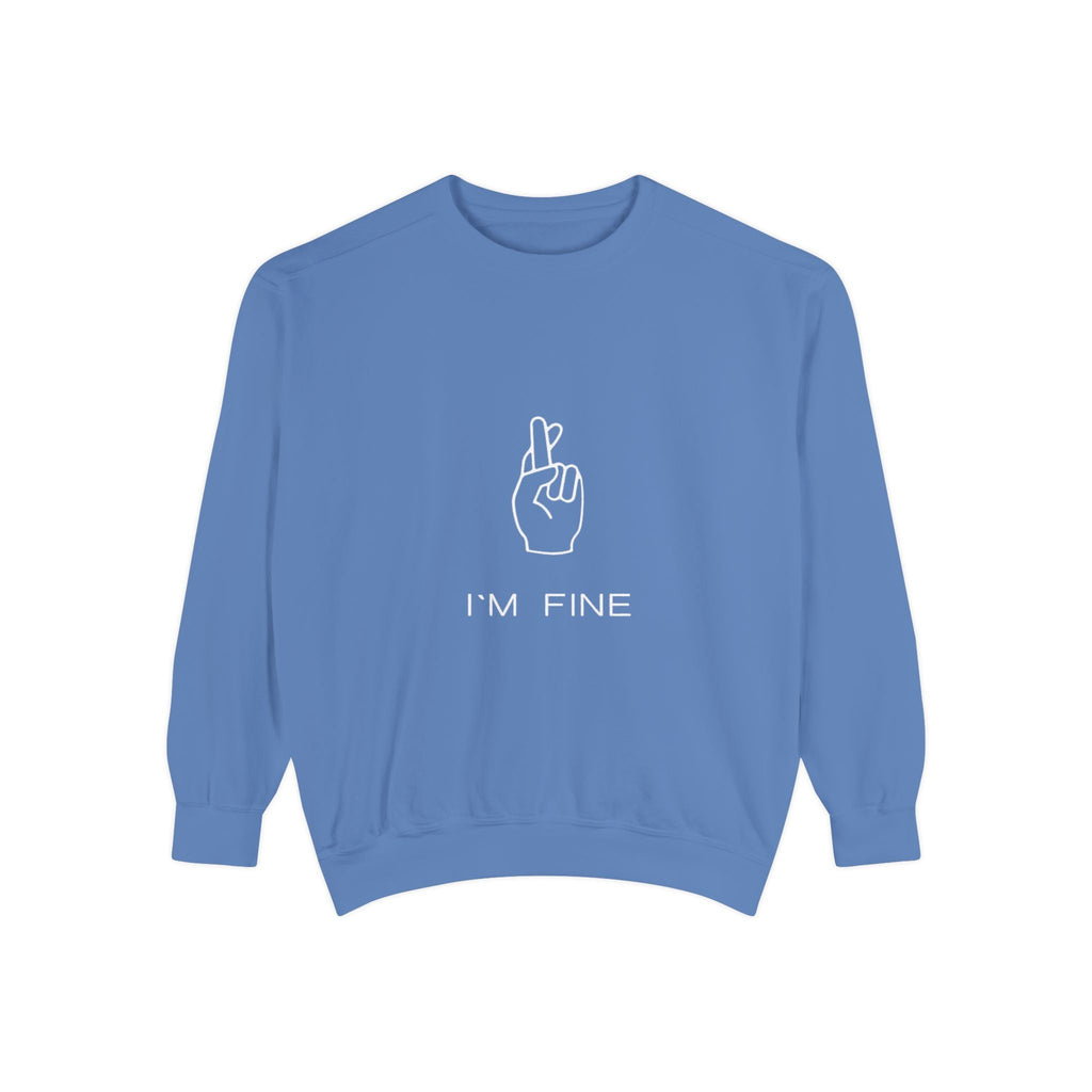 Progress, Not Perfection Unisex Garment - Dyed Sweatshirt - Metamorphosis Creations