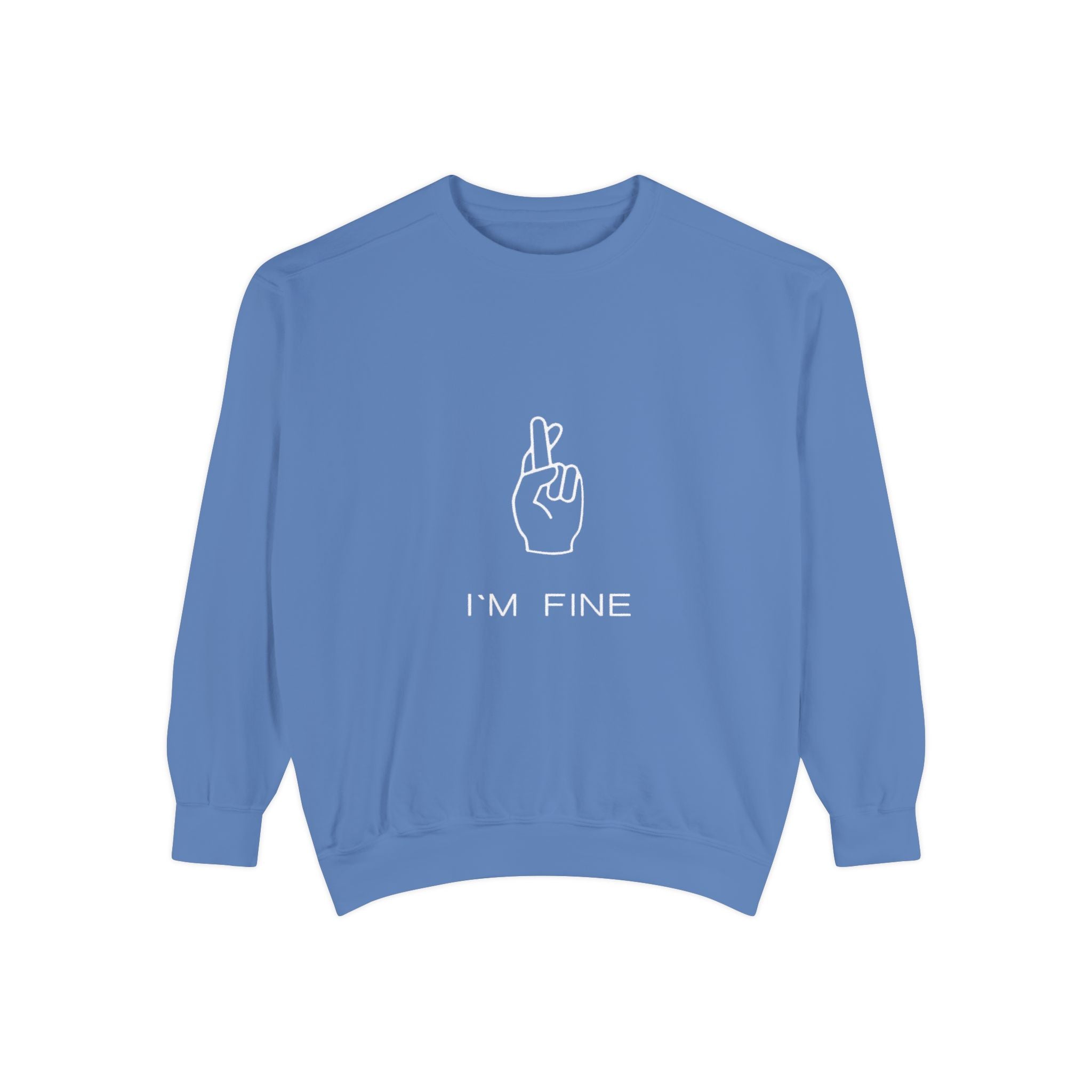 Progress, Not Perfection Unisex Garment - Dyed Sweatshirt - Metamorphosis Creations
