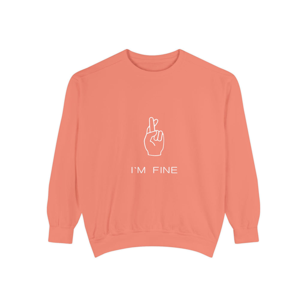 Progress, Not Perfection Unisex Garment - Dyed Sweatshirt - Metamorphosis Creations