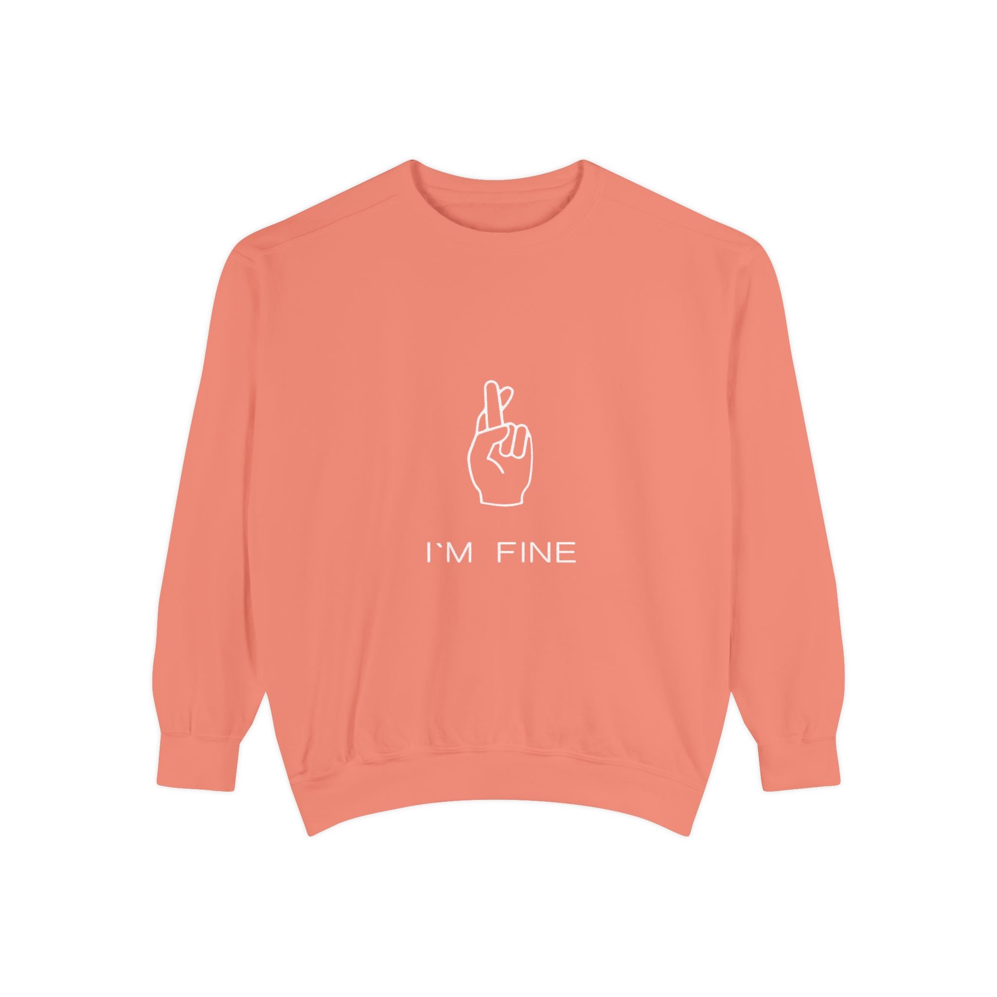 Progress, Not Perfection Unisex Garment - Dyed Sweatshirt - Metamorphosis Creations