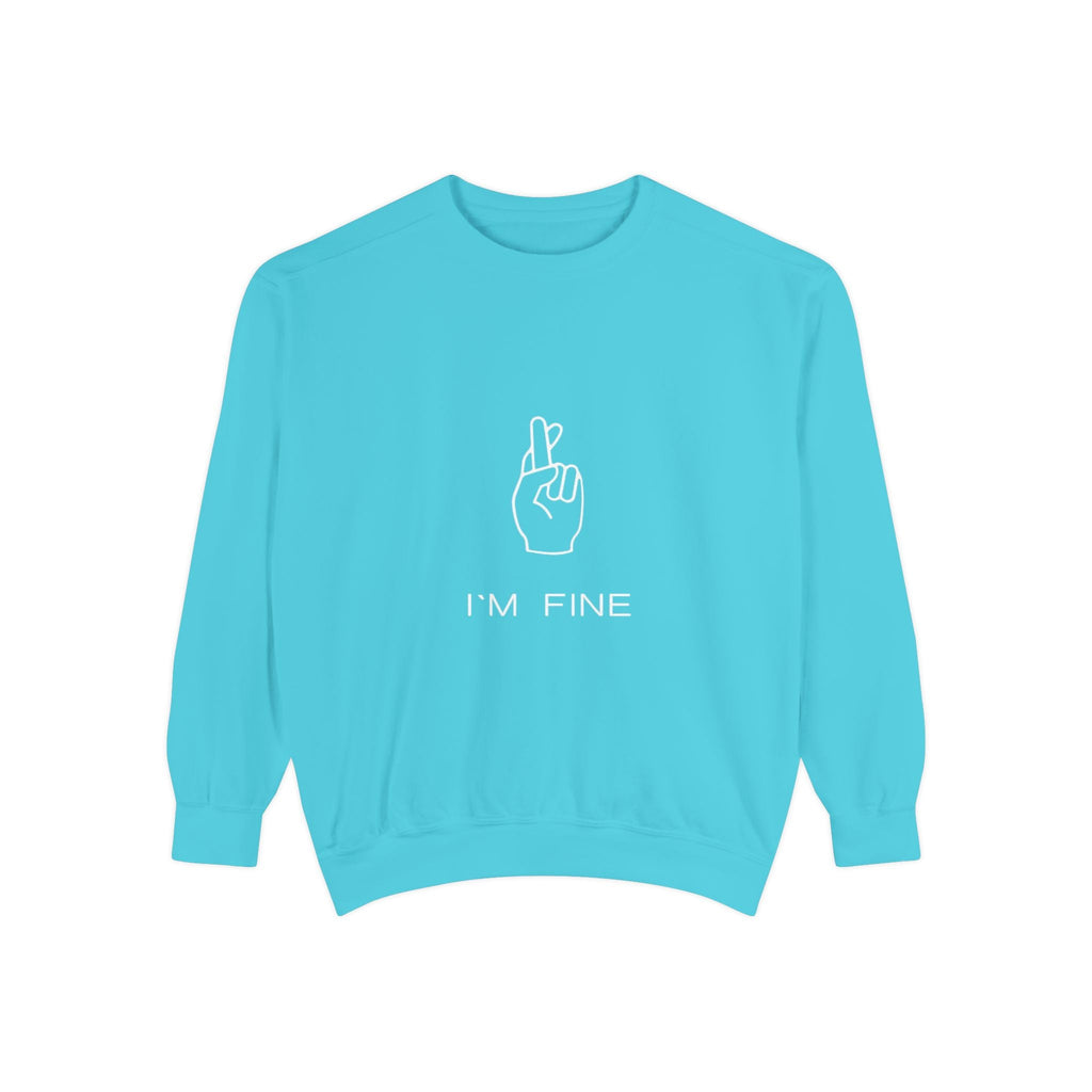 Progress, Not Perfection Unisex Garment - Dyed Sweatshirt - Metamorphosis Creations