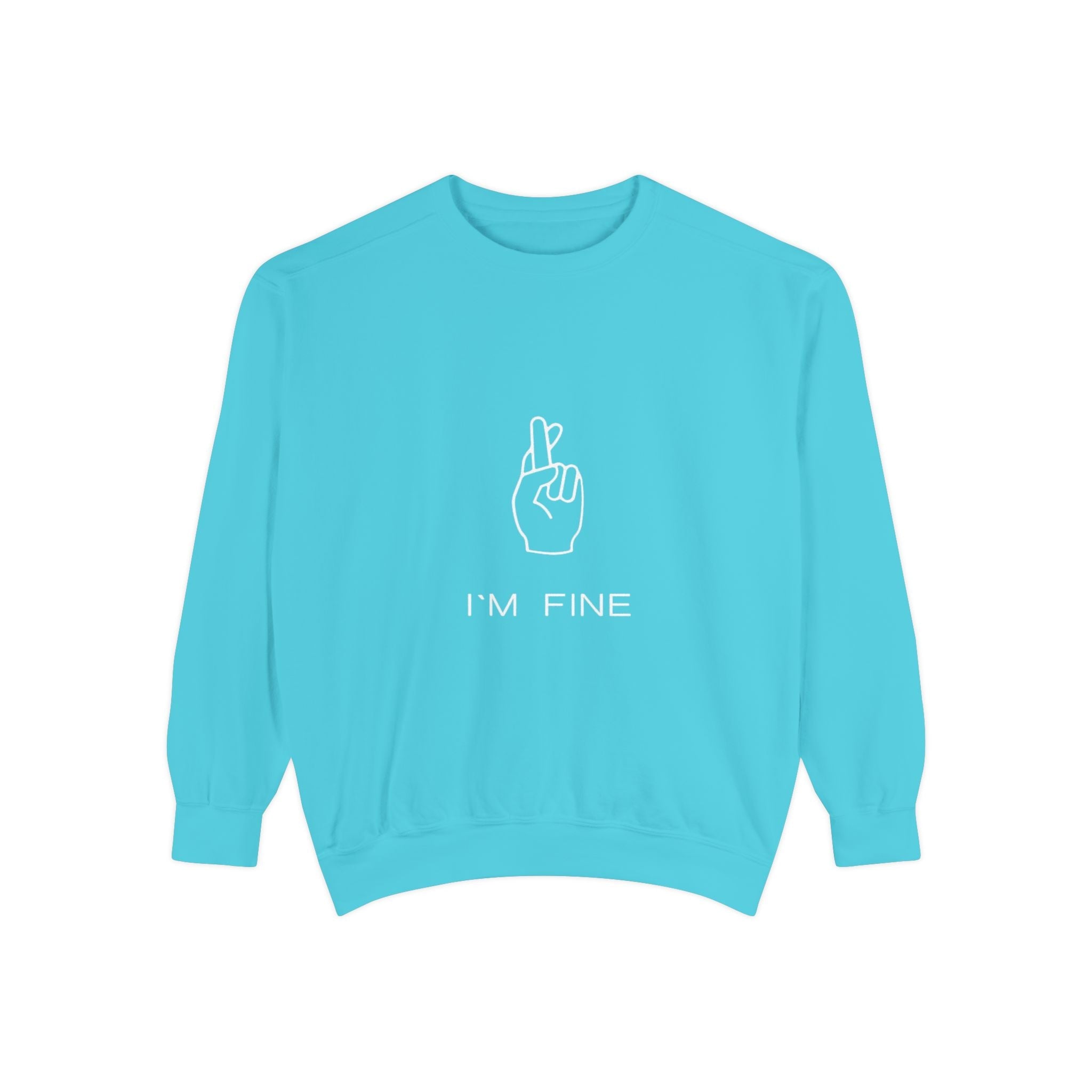 Progress, Not Perfection Unisex Garment - Dyed Sweatshirt - Metamorphosis Creations