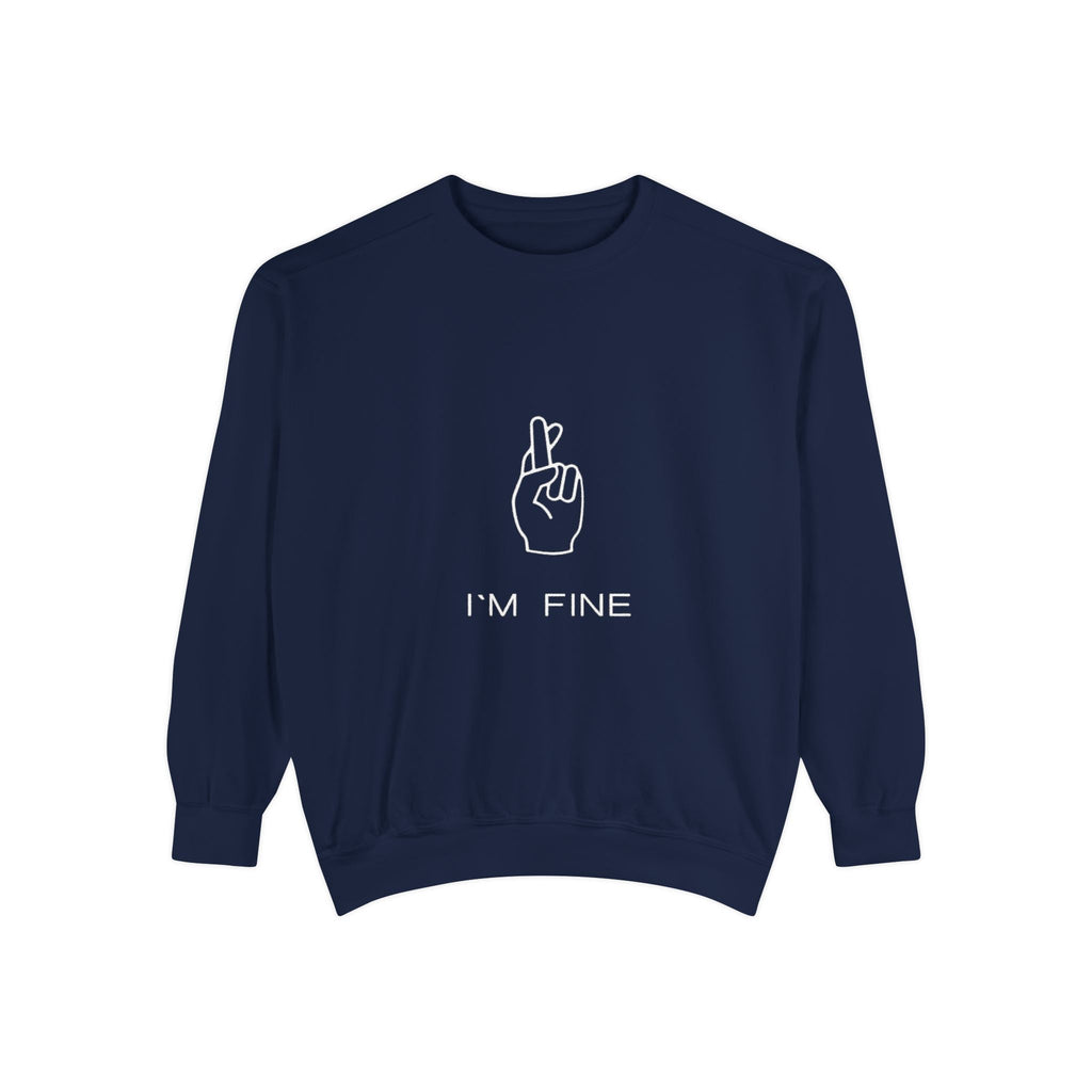 Progress, Not Perfection Unisex Garment - Dyed Sweatshirt - Metamorphosis Creations