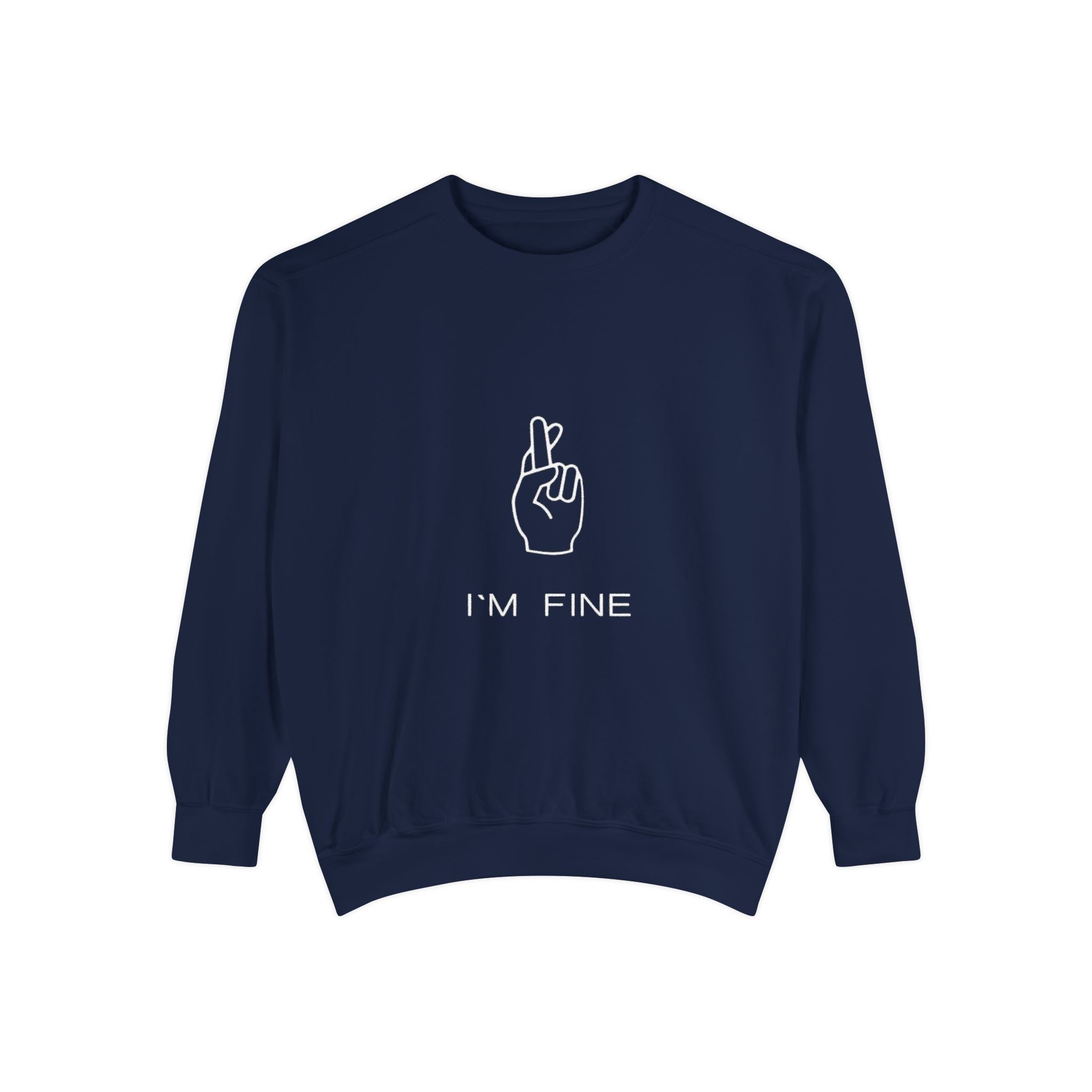 Progress, Not Perfection Unisex Garment - Dyed Sweatshirt - Metamorphosis Creations