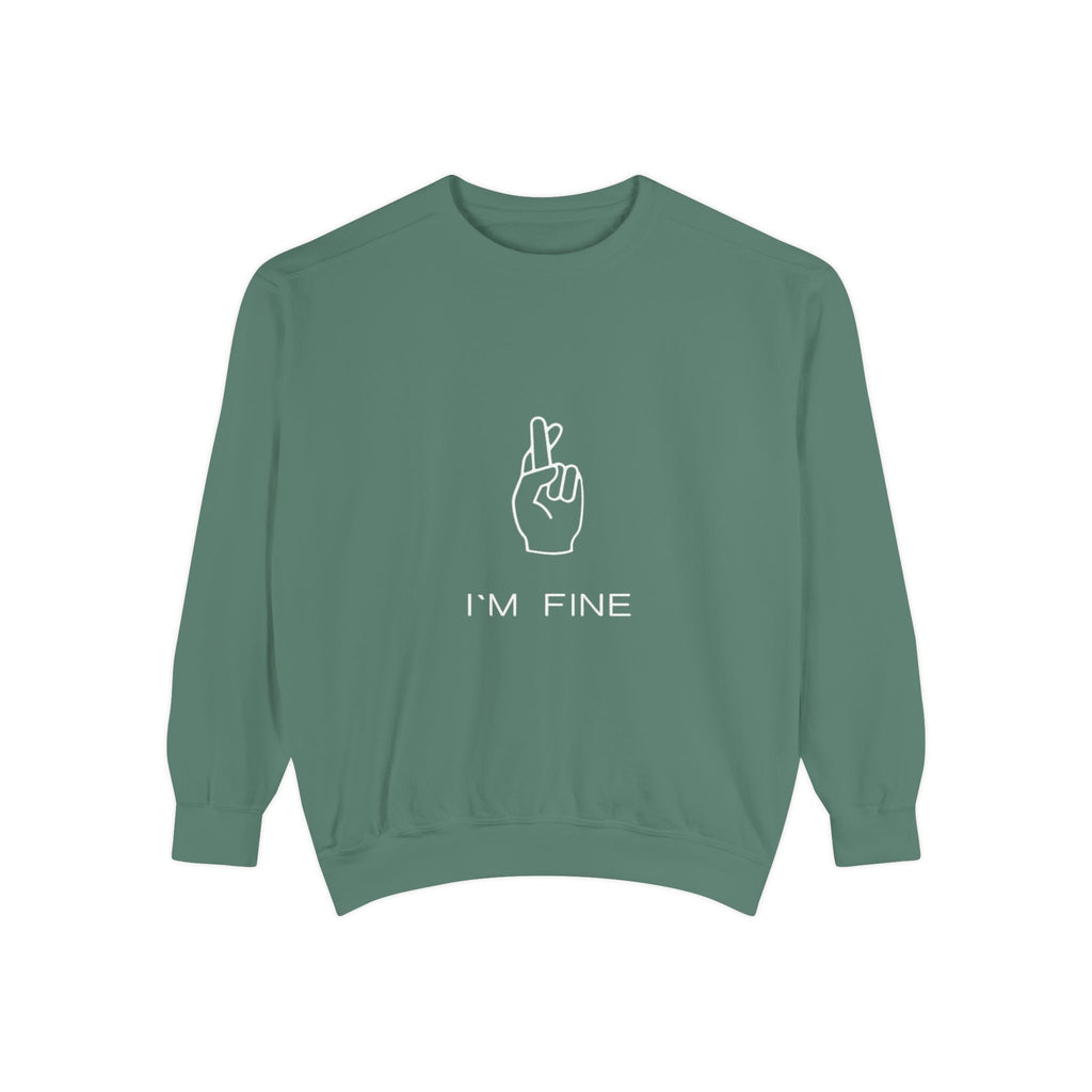 Progress, Not Perfection Unisex Garment - Dyed Sweatshirt - Metamorphosis Creations