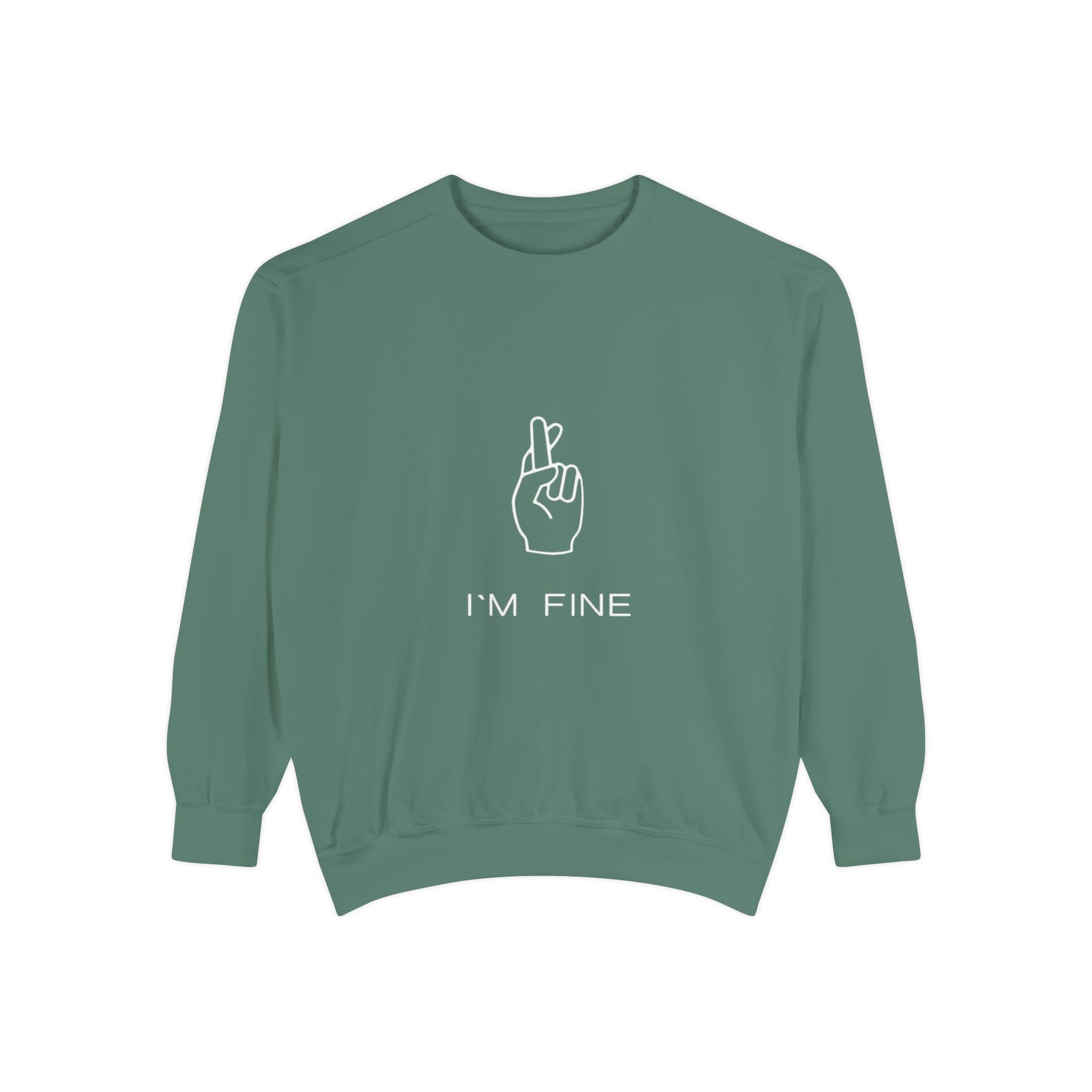 Progress, Not Perfection Unisex Garment - Dyed Sweatshirt - Metamorphosis Creations