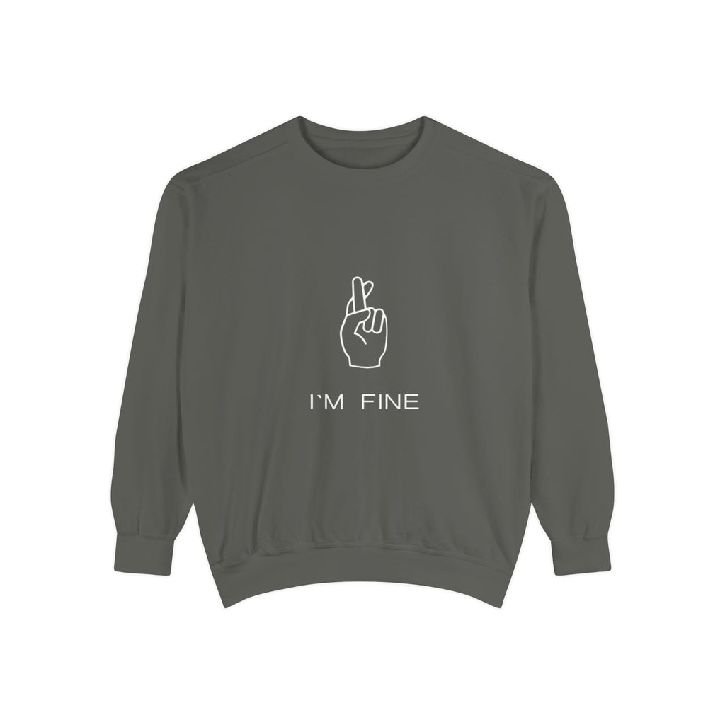 Progress, Not Perfection Unisex Garment - Dyed Sweatshirt - Metamorphosis Creations