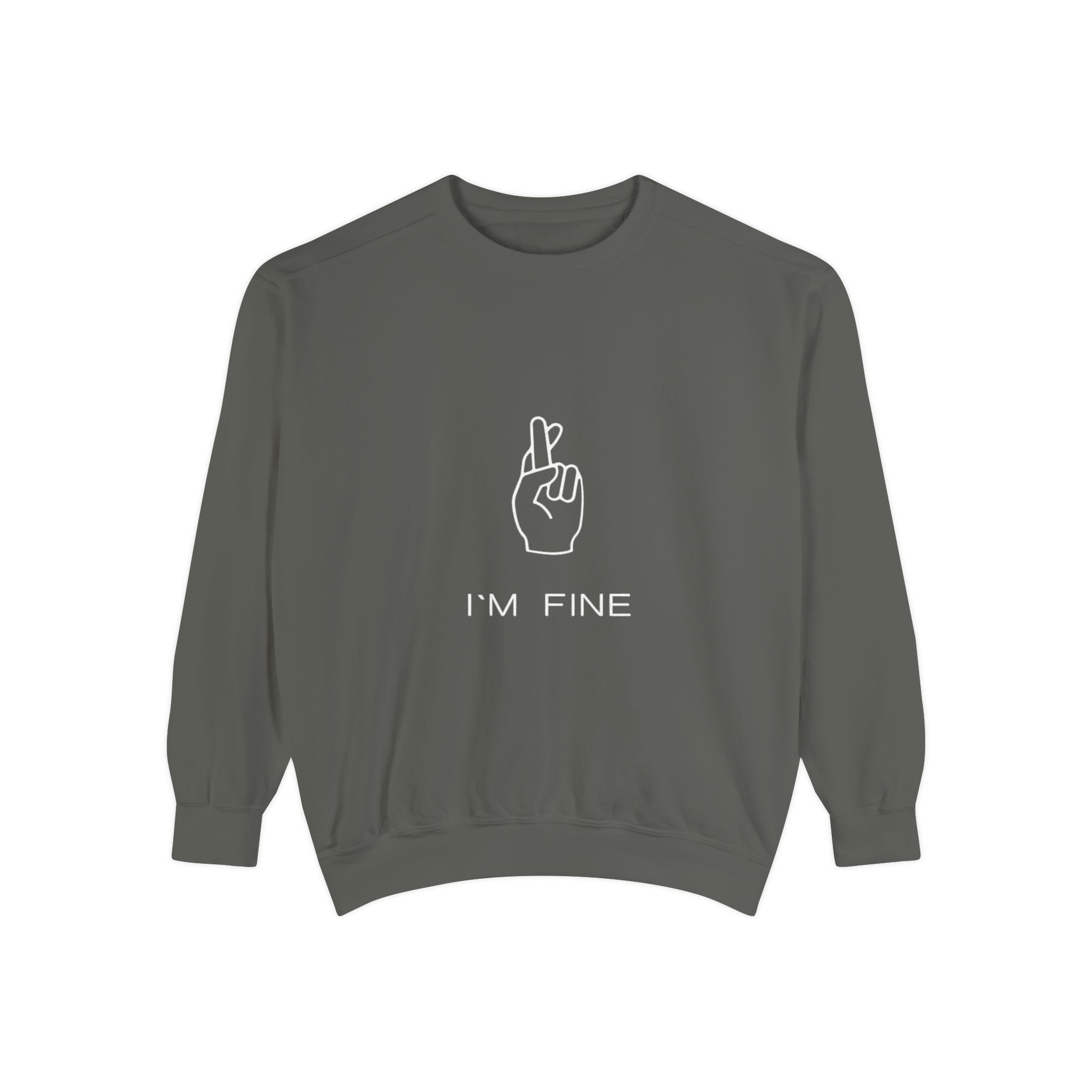 Progress, Not Perfection Unisex Garment - Dyed Sweatshirt - Metamorphosis Creations