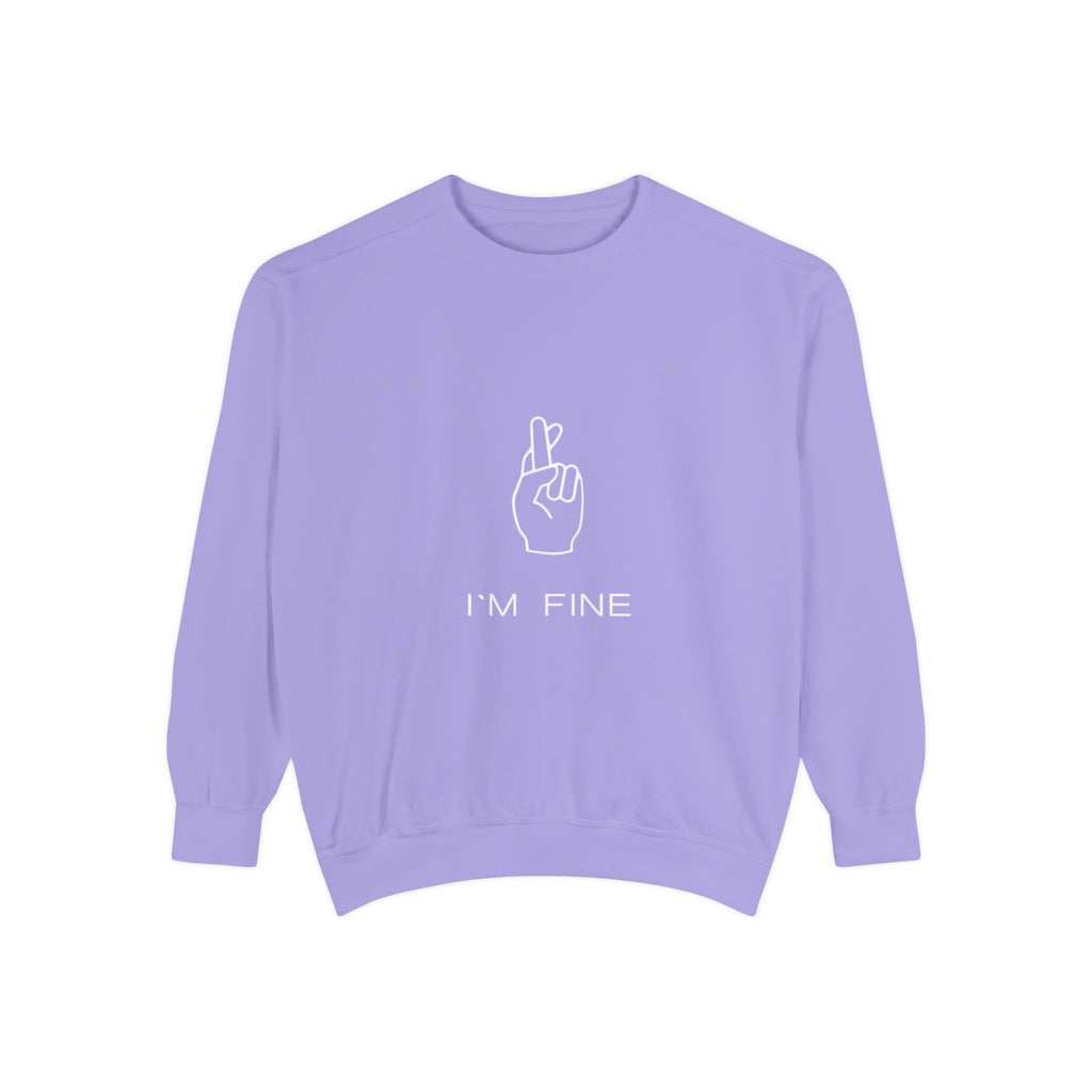 Progress, Not Perfection Unisex Garment - Dyed Sweatshirt - Metamorphosis Creations