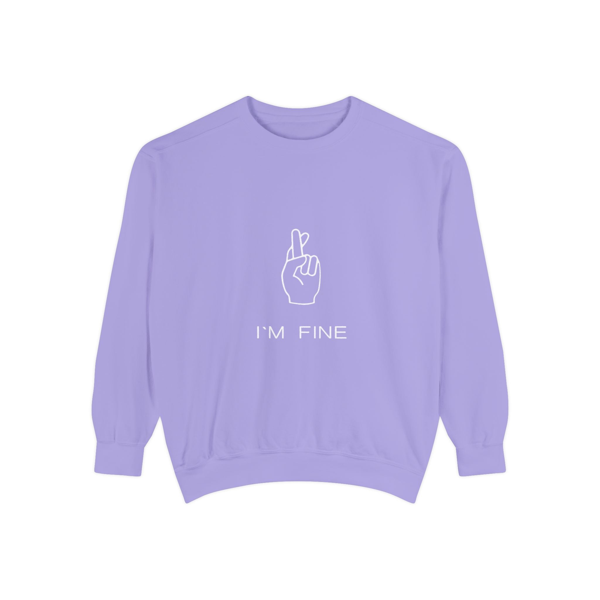 Progress, Not Perfection Unisex Garment - Dyed Sweatshirt - Metamorphosis Creations