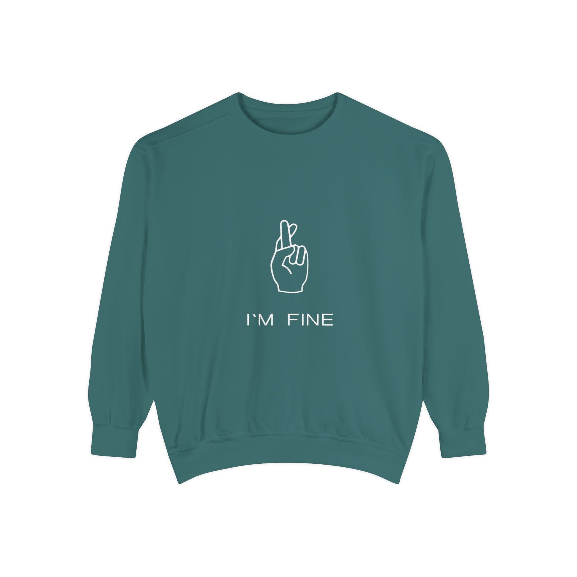 Progress, Not Perfection Unisex Garment - Dyed Sweatshirt - Metamorphosis Creations