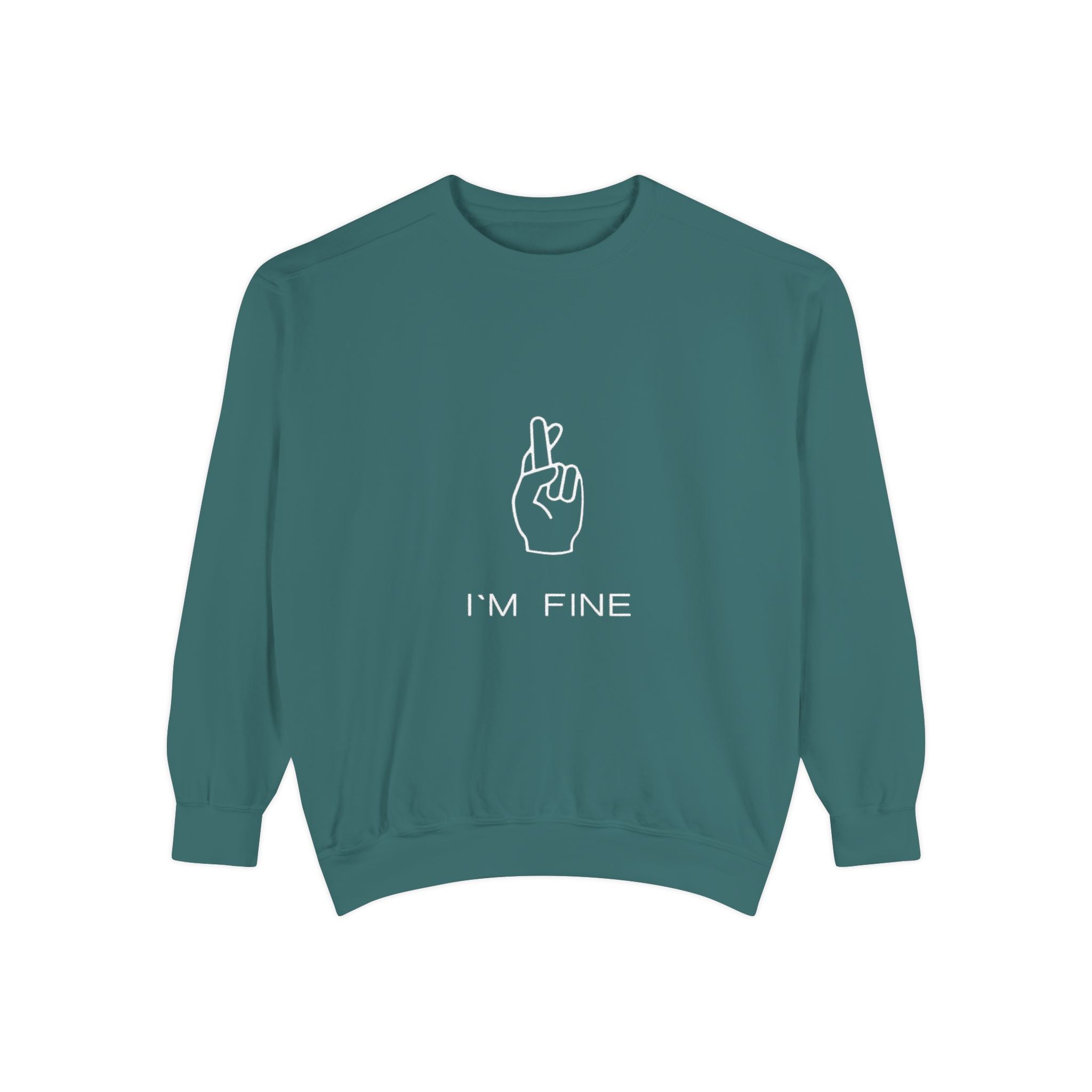 Progress, Not Perfection Unisex Garment - Dyed Sweatshirt - Metamorphosis Creations
