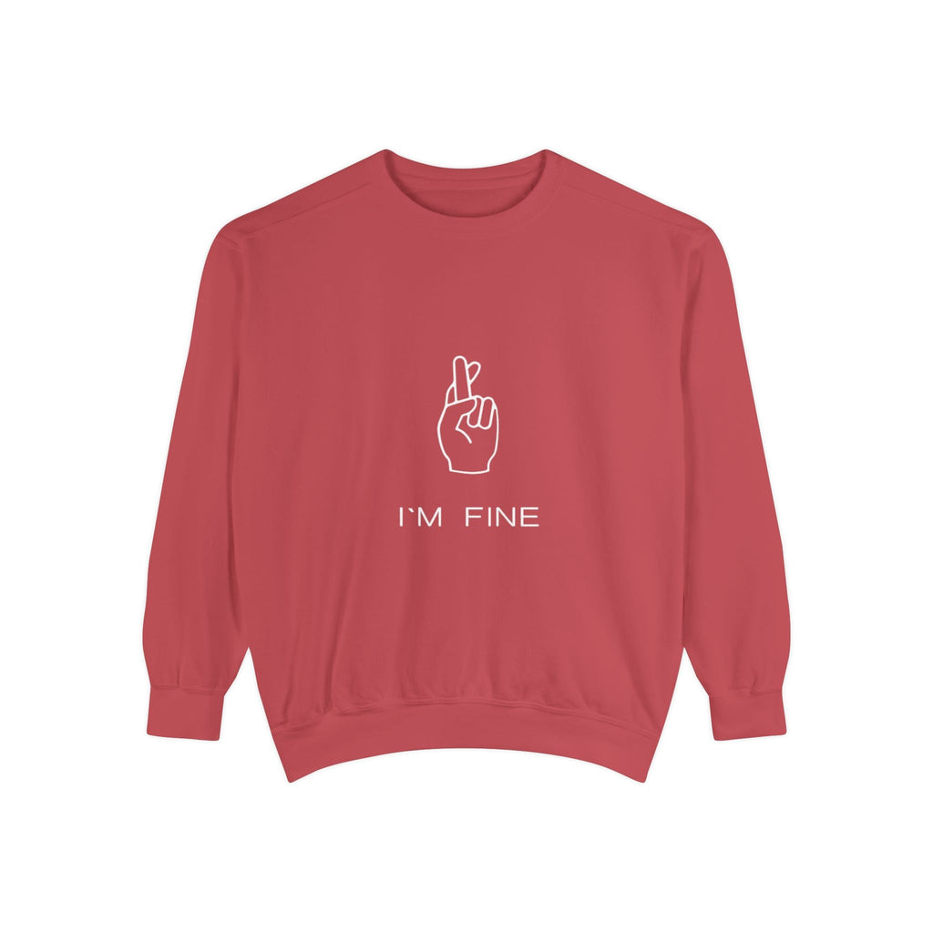 Progress, Not Perfection Unisex Garment - Dyed Sweatshirt - Metamorphosis Creations