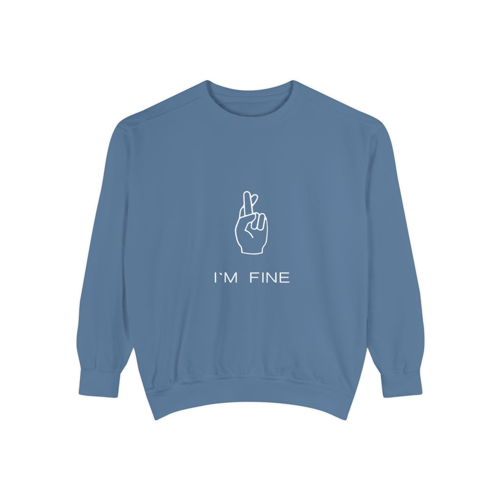 Progress, Not Perfection Unisex Garment - Dyed Sweatshirt - Metamorphosis Creations